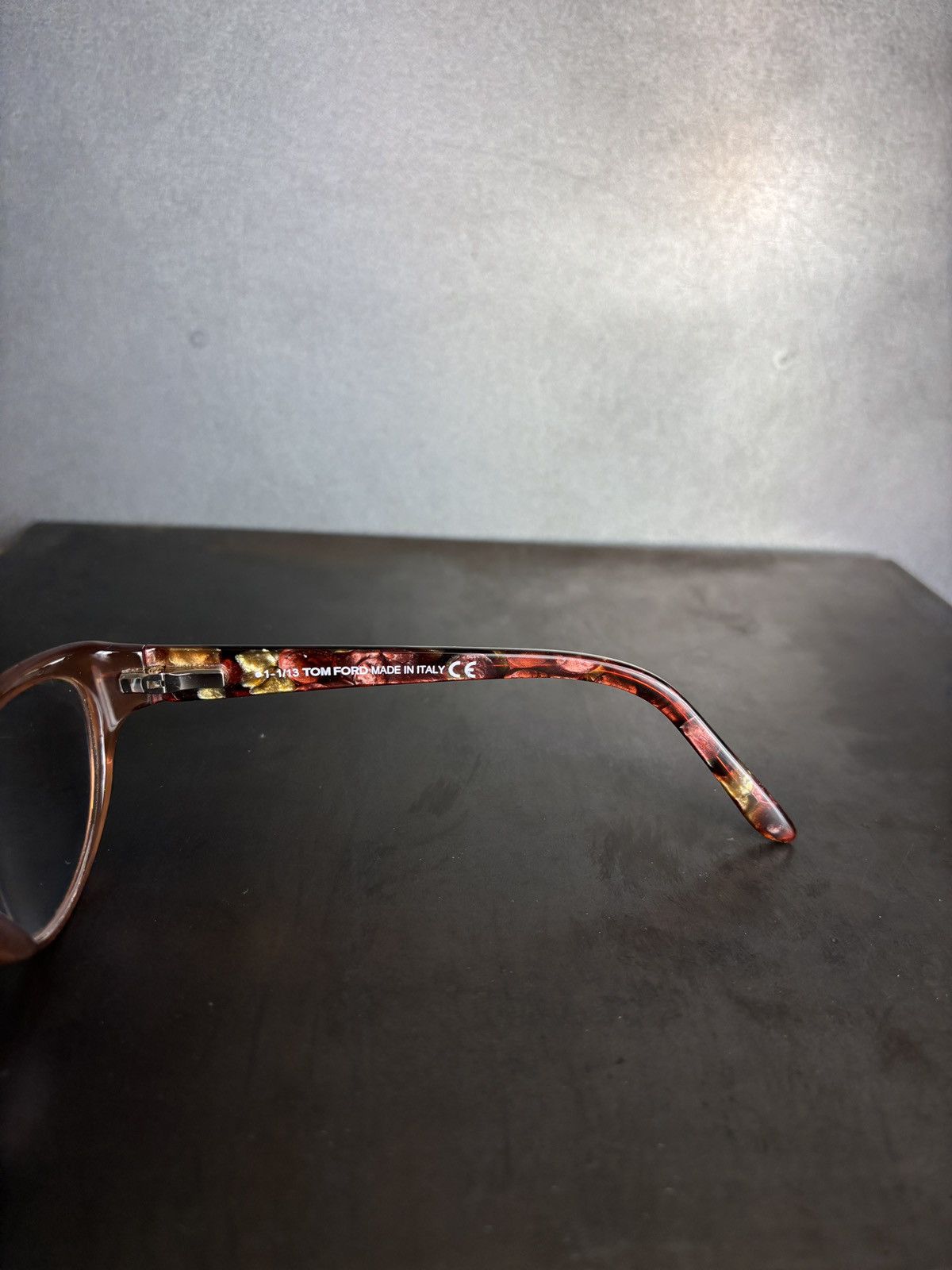 Tom Ford Tom Ford Eyeglasses TF 5244 Oval Cat Eye 1980s Pattern Size ONE SIZE - 9 Thumbnail