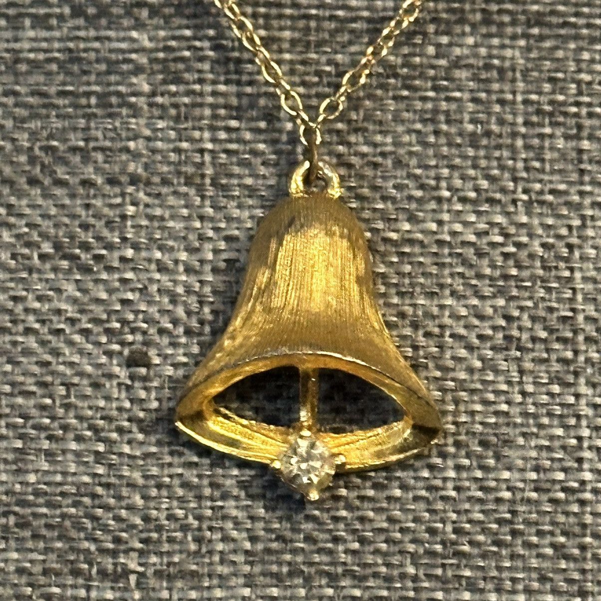 Vintage Vintage bell pendant necklace Size ONE SIZE - 5 Thumbnail
