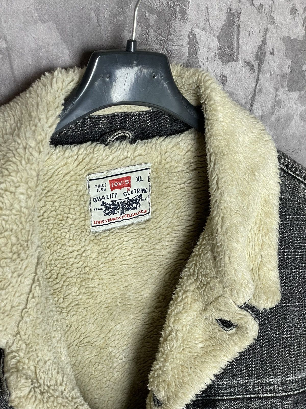 Levi's × Vintage Levi’s Vintage Made in U.S.A Sherpa Jacket 90s Size US XL / EU 56 / 4 - 11 Thumbnail