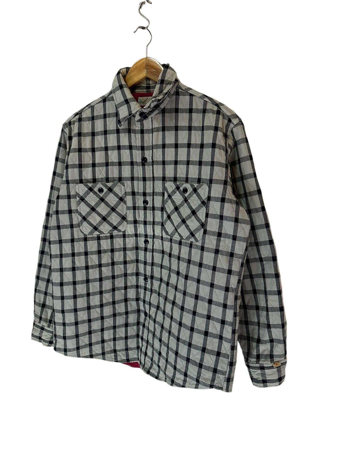 Japanese Brand × Sugar Cane Sugar cane quilted jacket light flannel Size US L / EU 52-54 / 3 - 3 Thumbnail