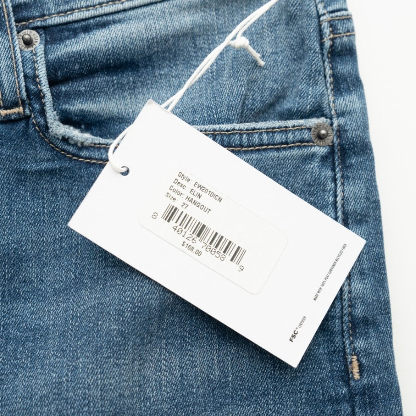 Edwin Edwin. Elin Straight Jeans. Size 27" / US 4 / IT 40 - 5 Thumbnail