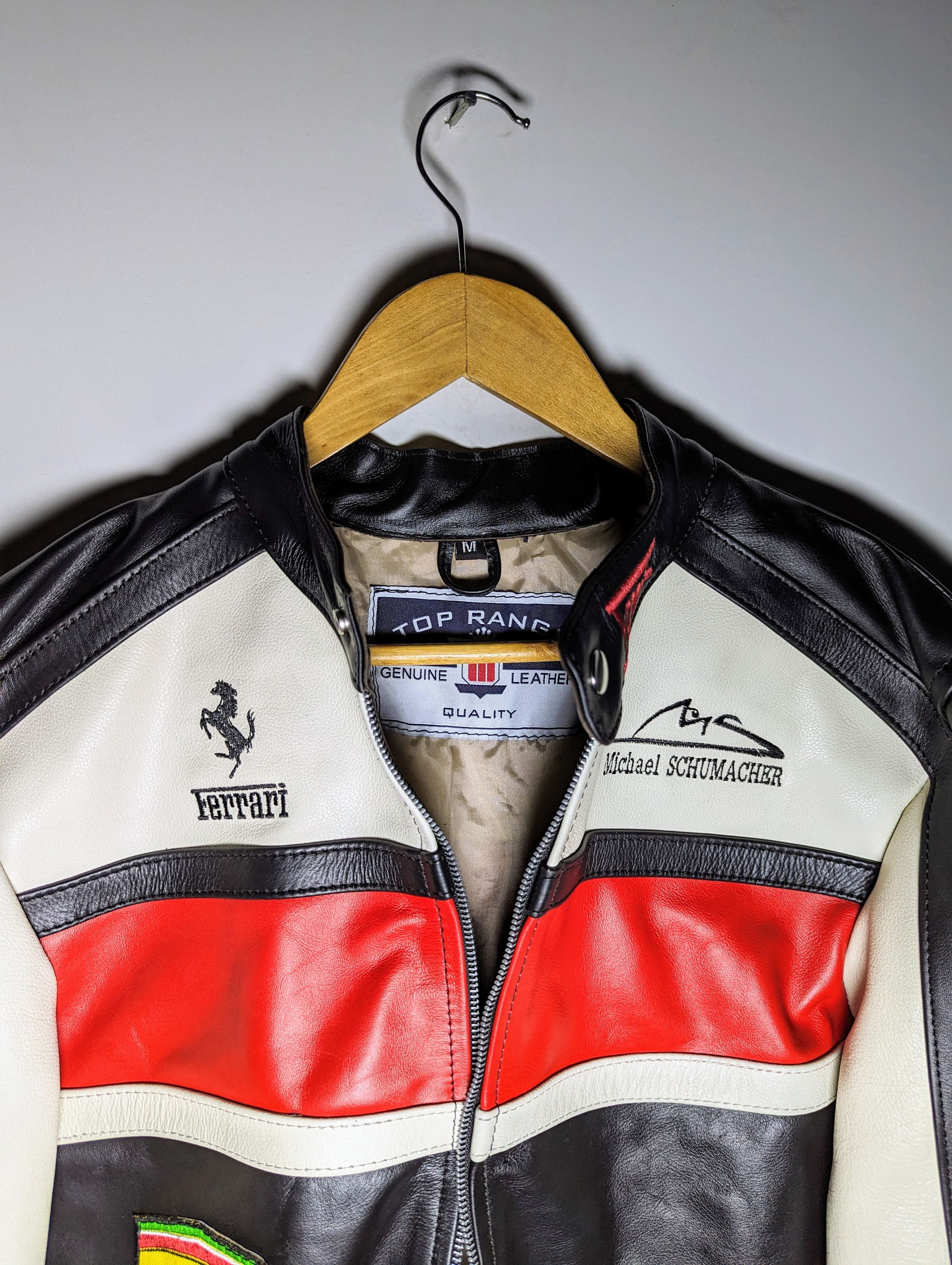 Ferrari 🔥🔥 FERRARI LEATHER JACKET Formula 1 Streetwear Size US M / EU 48-50 / 2 - 7 Thumbnail