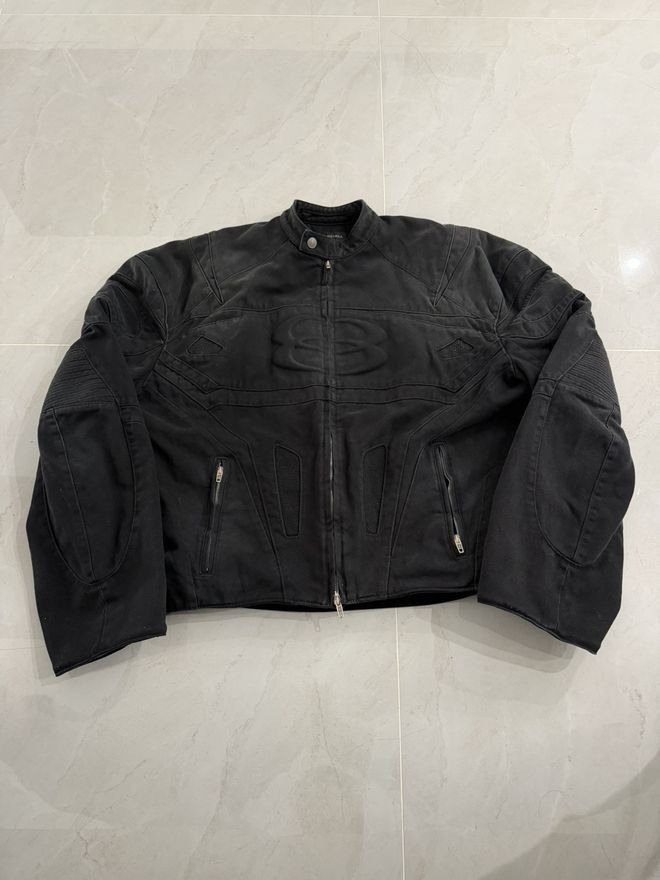 Balenciaga Denim Unity Racer Jacket Runway Size US S / EU 44-46 / 1 - 1 Thumbnail