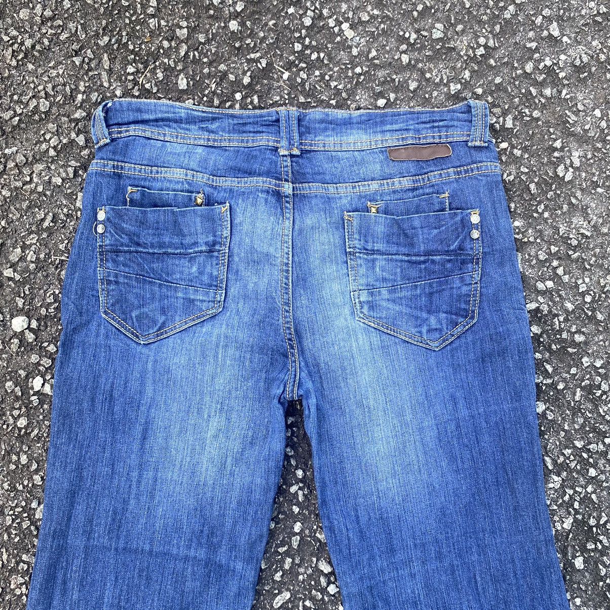 Japanese Brand × Vintage Vintage Japan Flare Denim Jeans Size 33" - 9 Thumbnail