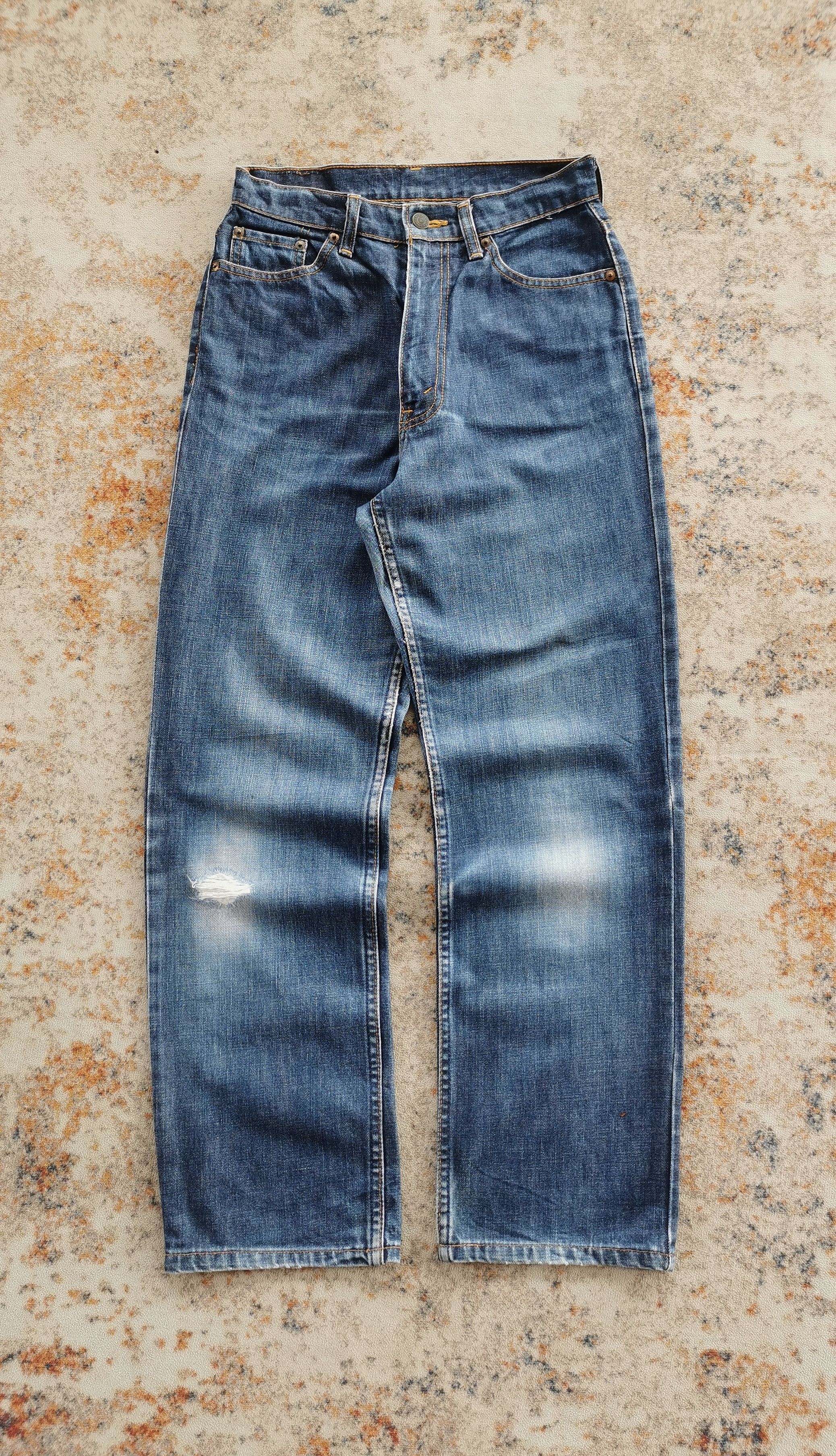 Levi's Size 27x29 Vintage 90s Levi's 515 Indigo Blue Jeans Size 27" / US 4 / IT 40 - 1 Thumbnail