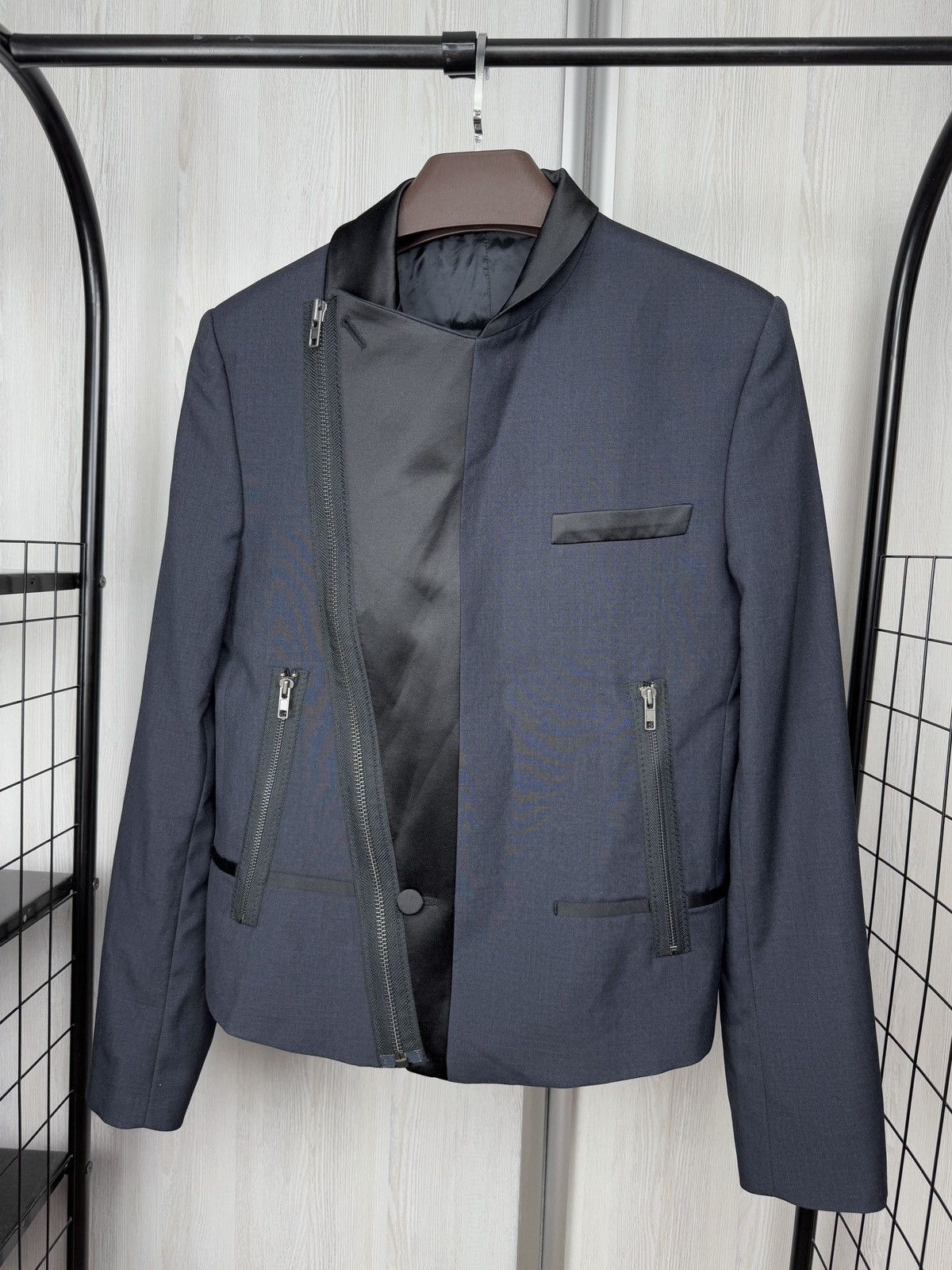 Maison Margiela Maison Margiela SS12 Panelled Lapel Hybrid Biker jacket Size US M / EU 48-50 / 2 - 8 Thumbnail