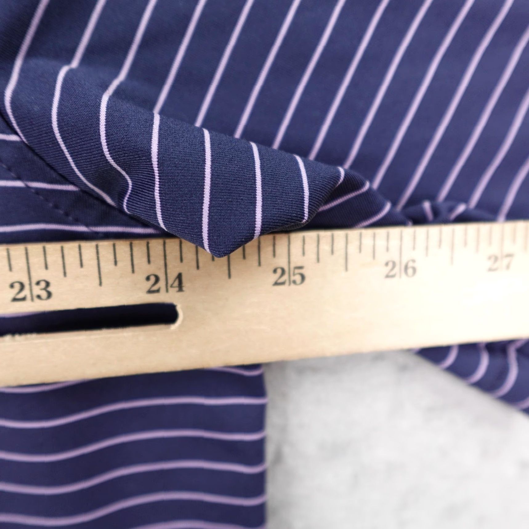Peter Millar Peter Millar Polo Shirt Mens XL Blue Stripes Summer Comfort Golf Shadow Hawk Size US XL / EU 56 / 4 - 7 Thumbnail