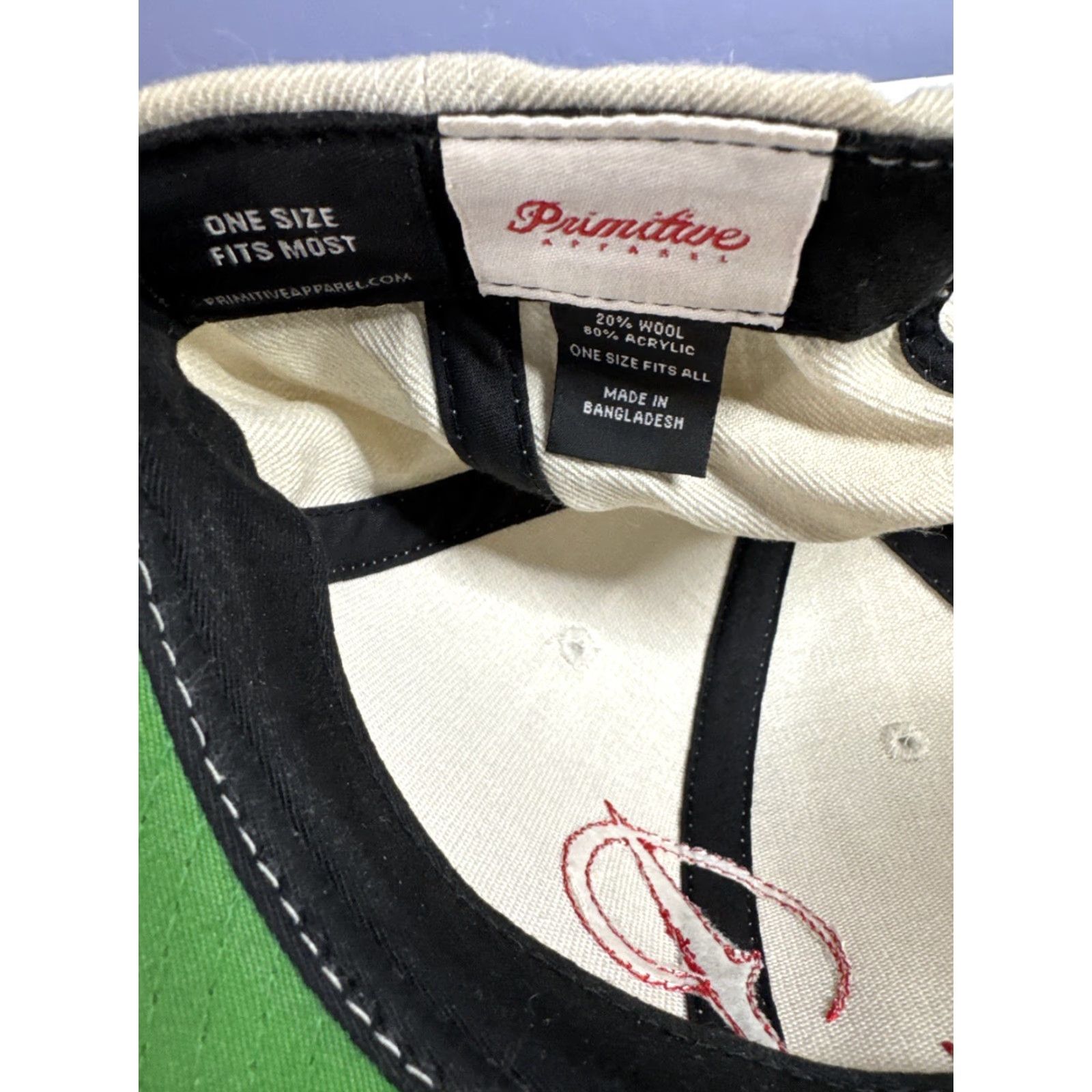 Starter Starter Primitive The Natural Wool Blend SnapBack Hat Cap Baseball Adjustable Wool Beige Men One Size Nature Cap Mens Size ONE SIZE - 6 Thumbnail