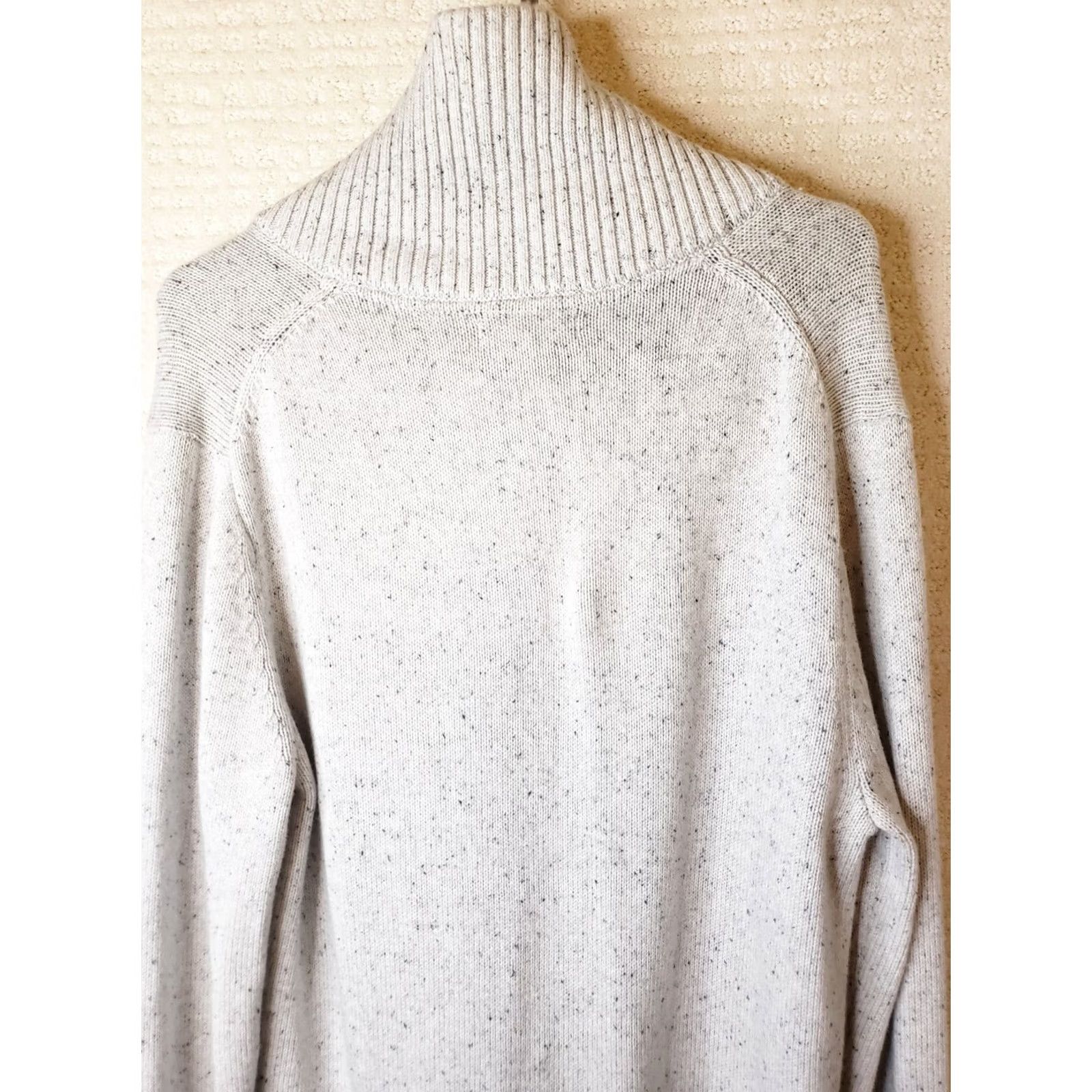 Banana Republic Banana Republic Sweater Men Large Beige Cowl Shawl Neck Buttons Pullover Knit Wool Regular Size L Size US L / EU 52-54 / 3 - 6 Thumbnail