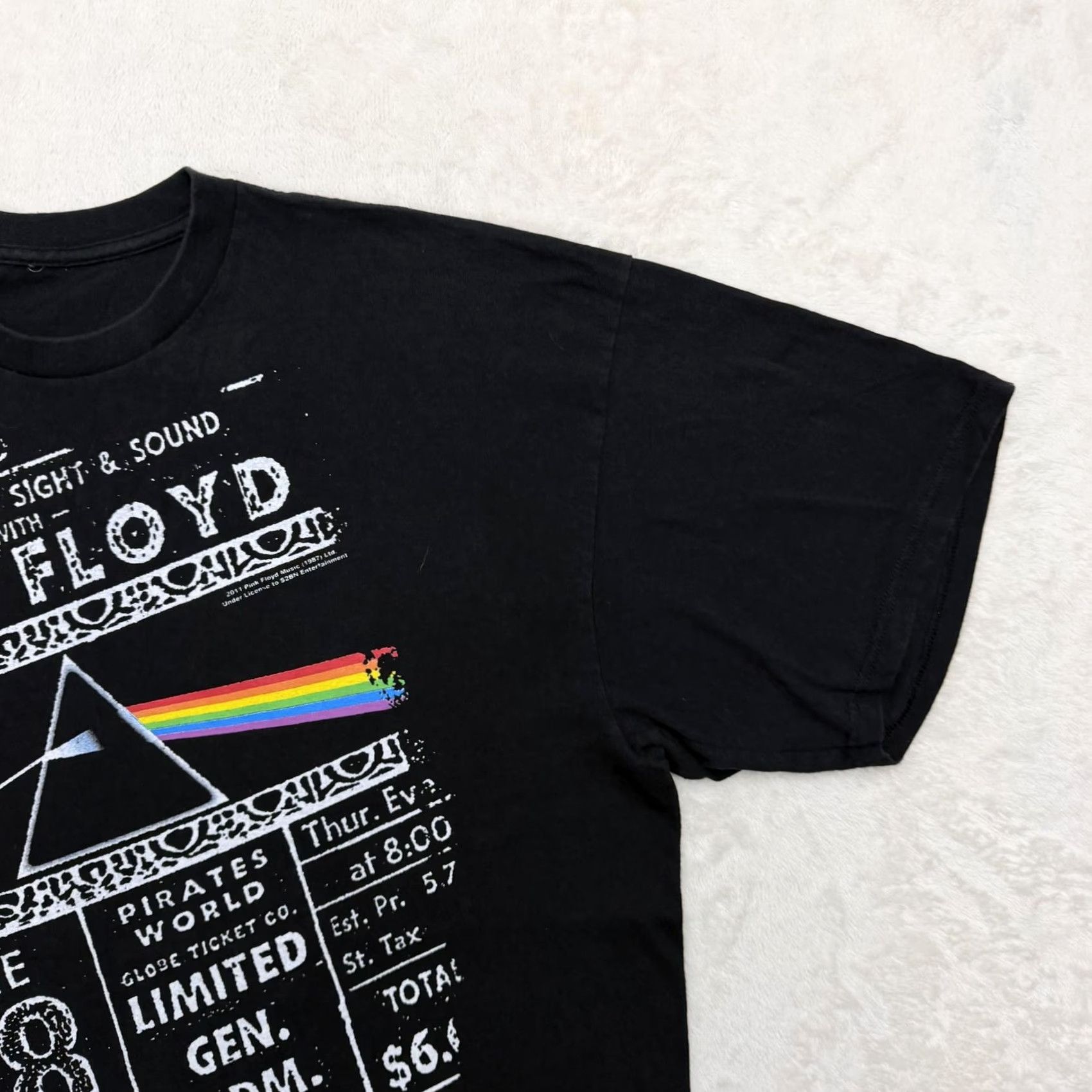 Vintage Pink Floyd Shirt Mens 2XL Black Dark Side Ticket Concert Graphic Tee Rock Size US XXL / EU 58 / 5 - 5 Thumbnail