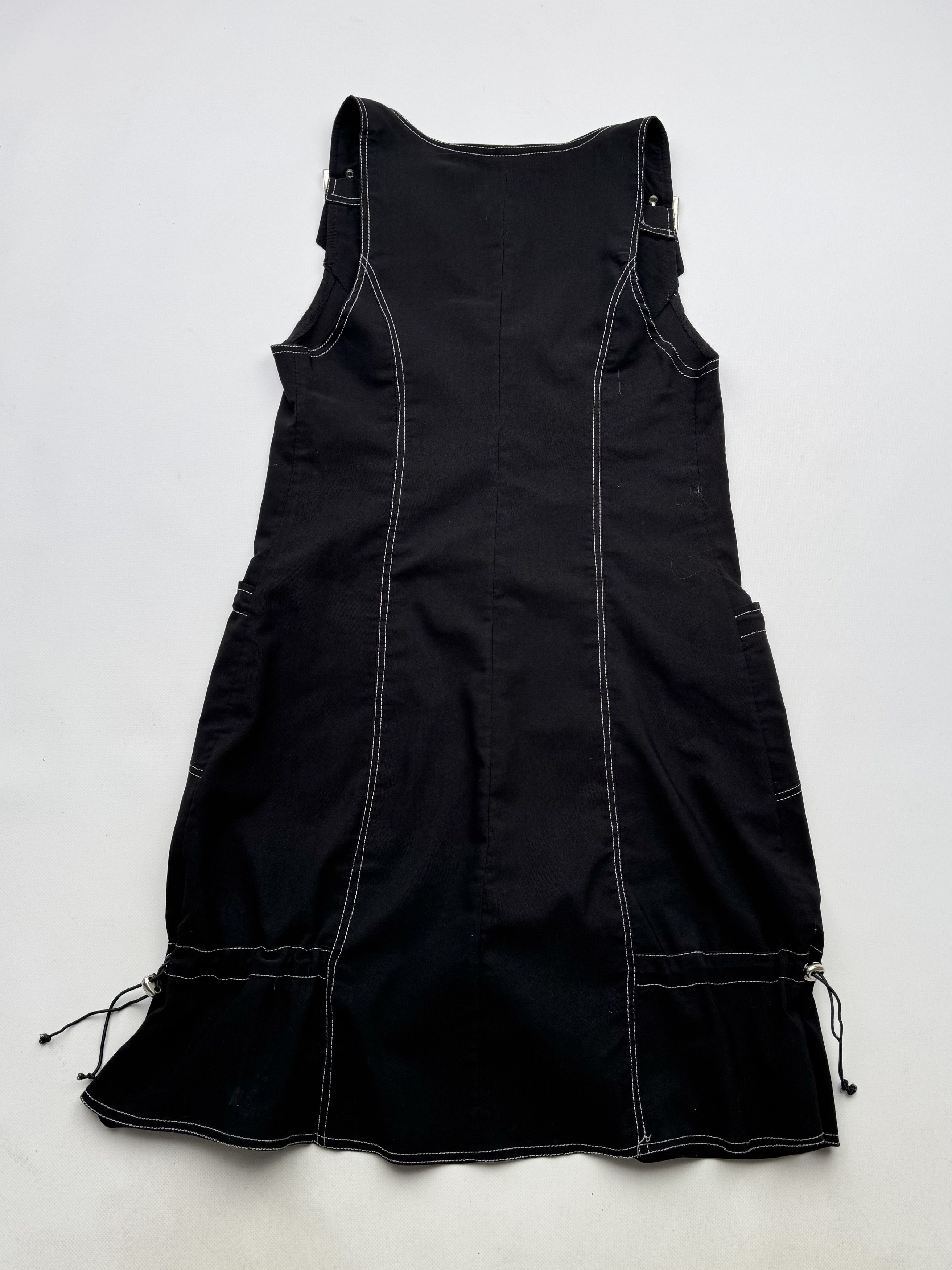 Vintage 90's Dress With Drawstrings and Belts B170(V8)E2 Size M / US 6-8 / IT 42-44 - 7 Thumbnail