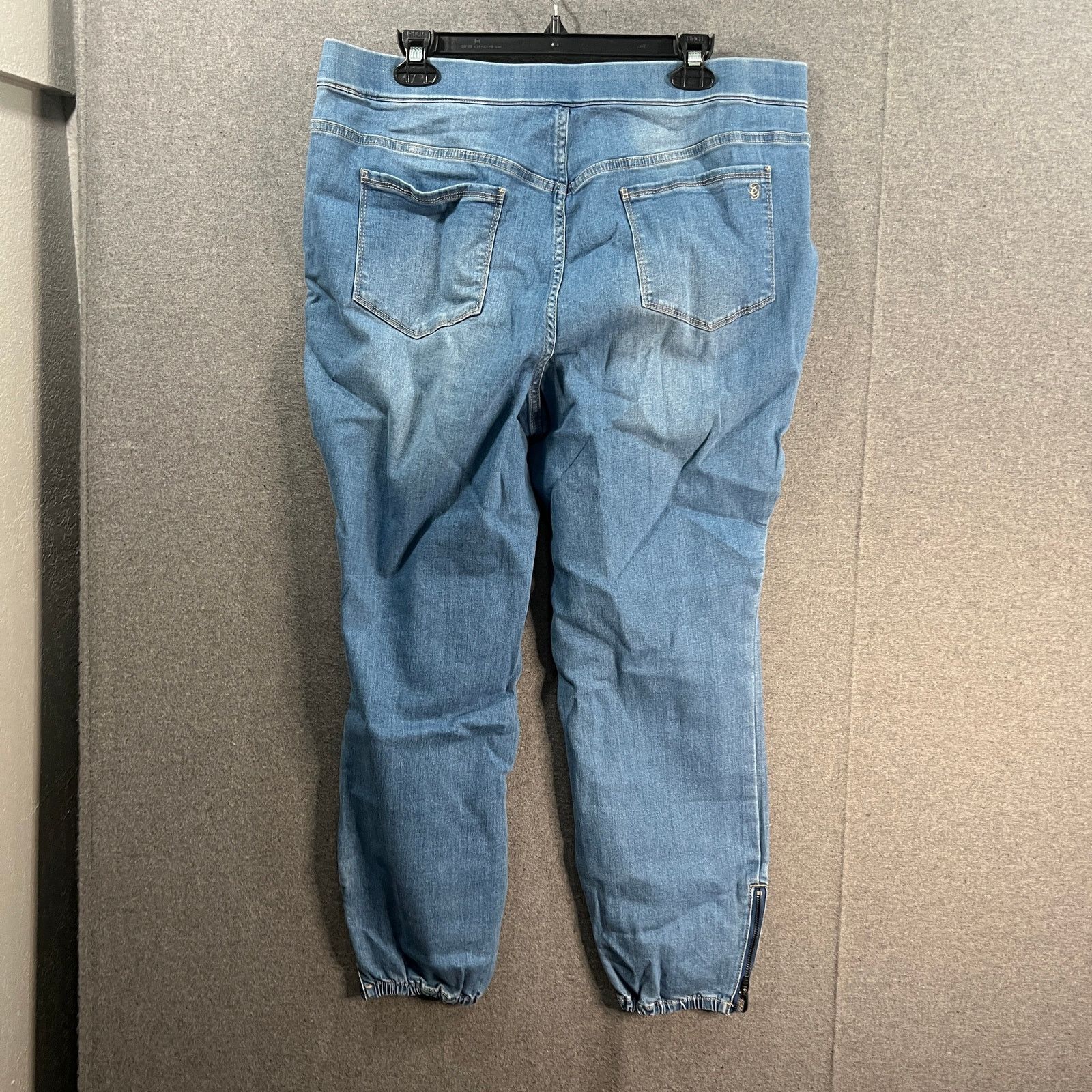 Other Susan Graver Petite Stretch Denim Pull On Jogger Medium Size 40" / US 18 - 5 Thumbnail
