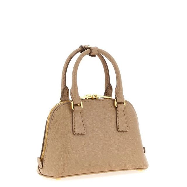 Prada PRADA Cameo Beige Leather Top Handle Bag New & Authentic Size ONE SIZE - 2 Thumbnail