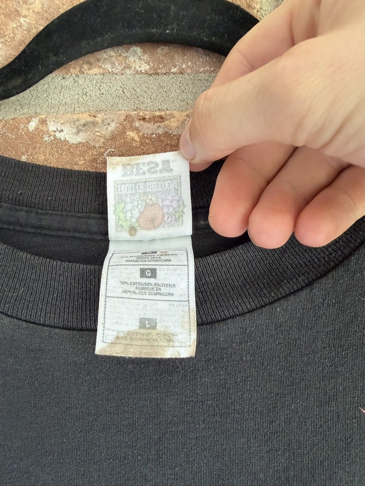 Fruit Of The Loom Vintage C-4 Energy T Medium Black Pocket Tee Graphic USA Size US L / EU 52-54 / 3 - 9 Thumbnail