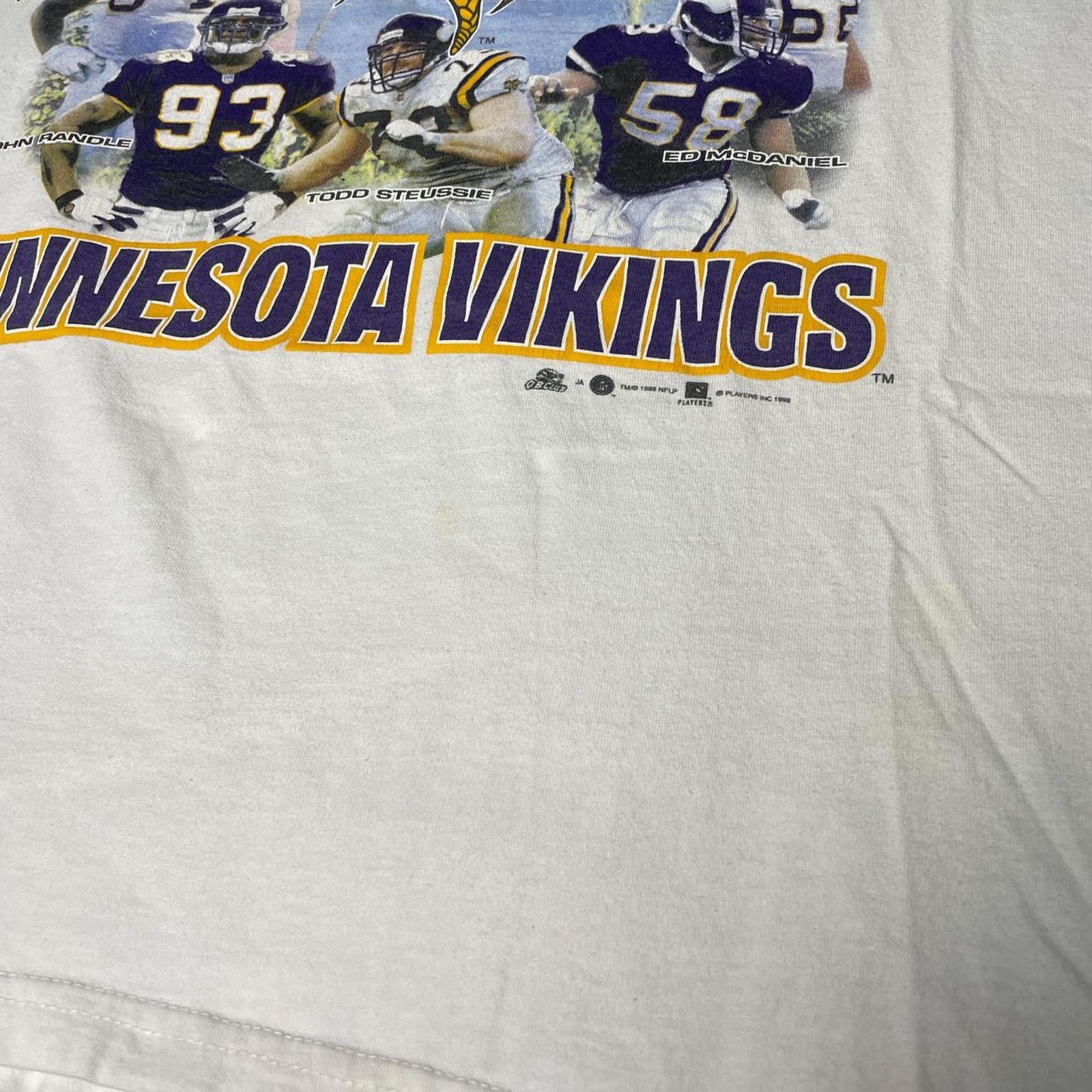 NFL × Vintage VTG 1998 NFL Minnesota Vikings T-Shirt Mens Sz XL T-Shirt Size US XL / EU 56 / 4 - 5 Thumbnail