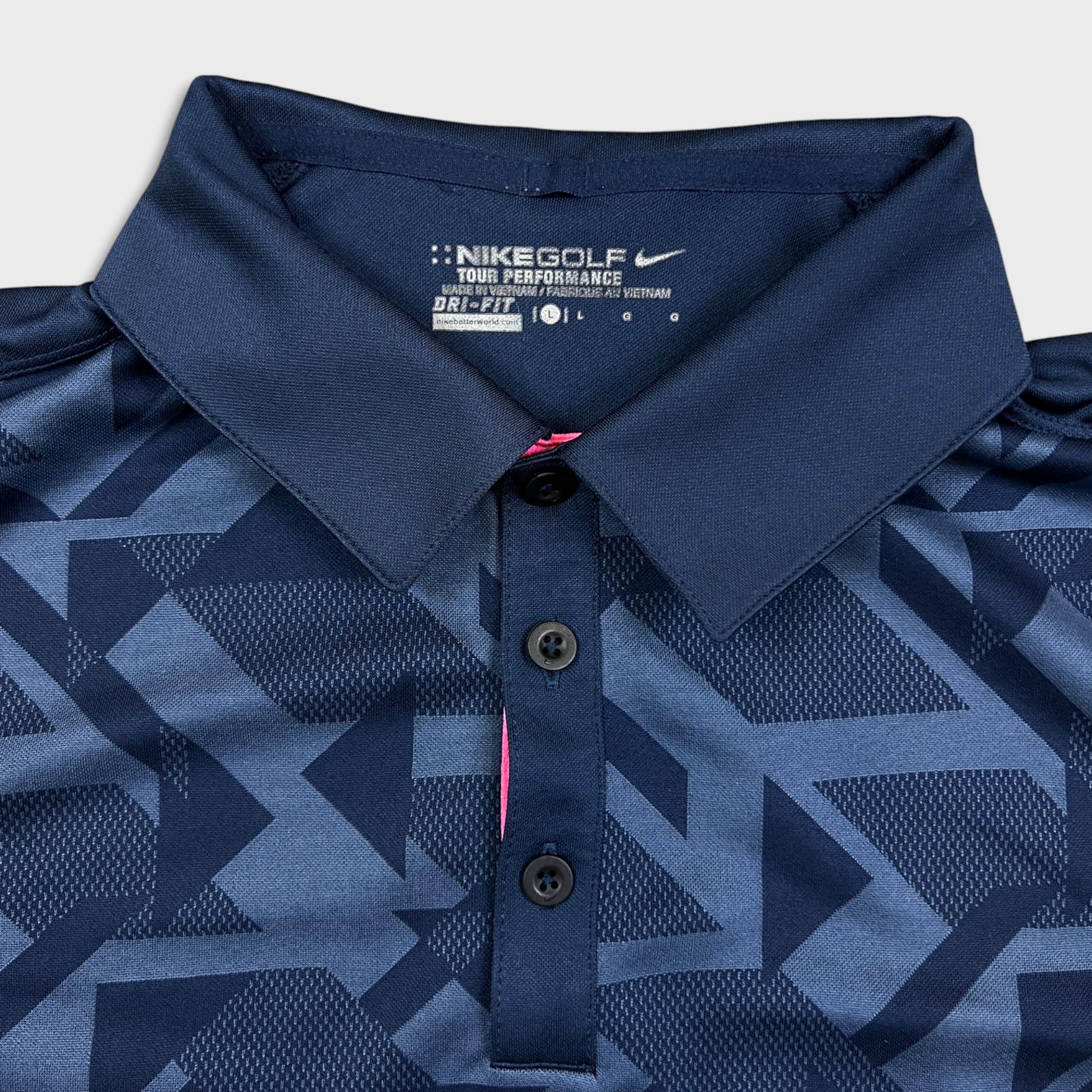 Nike × Vintage Nike Golf Polo Shirt Large Tour Performance Sportswear Tee Size US L / EU 52-54 / 3 - 2 Thumbnail