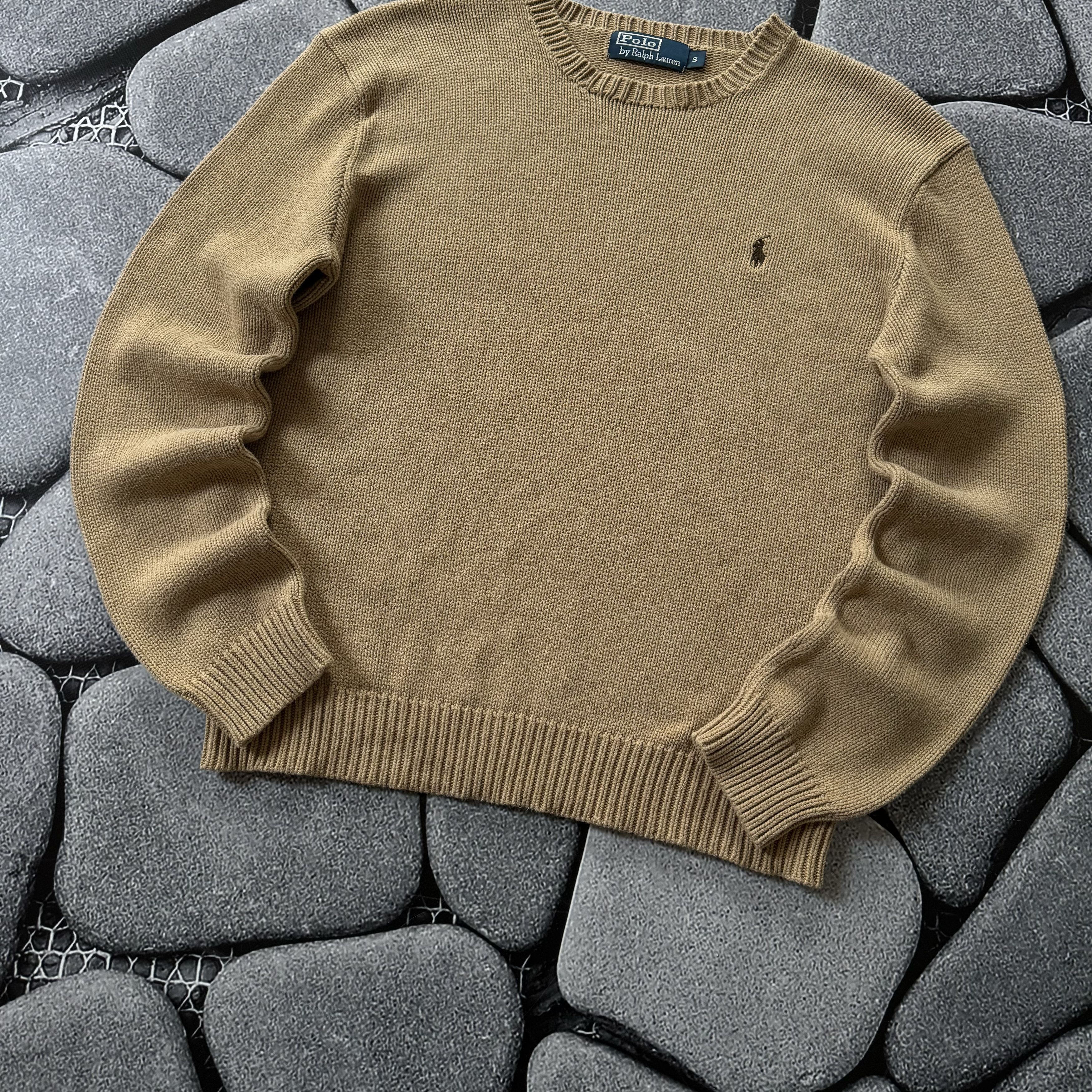 Ralph Lauren POLO RALPH LAUREN BROWN KNIT SWEATER VINTAGE Size US S / EU 44-46 / 1 - 5 Thumbnail