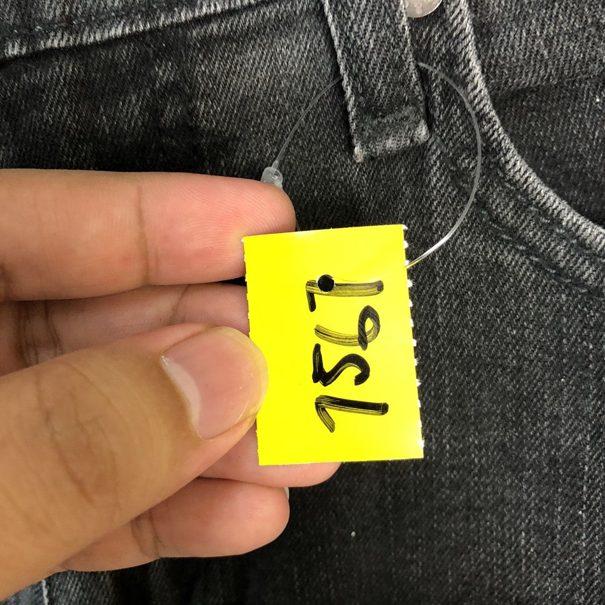 Levi's 541 Levis Black Denim jeans Pants #7567 Size US 33 - 11 Thumbnail