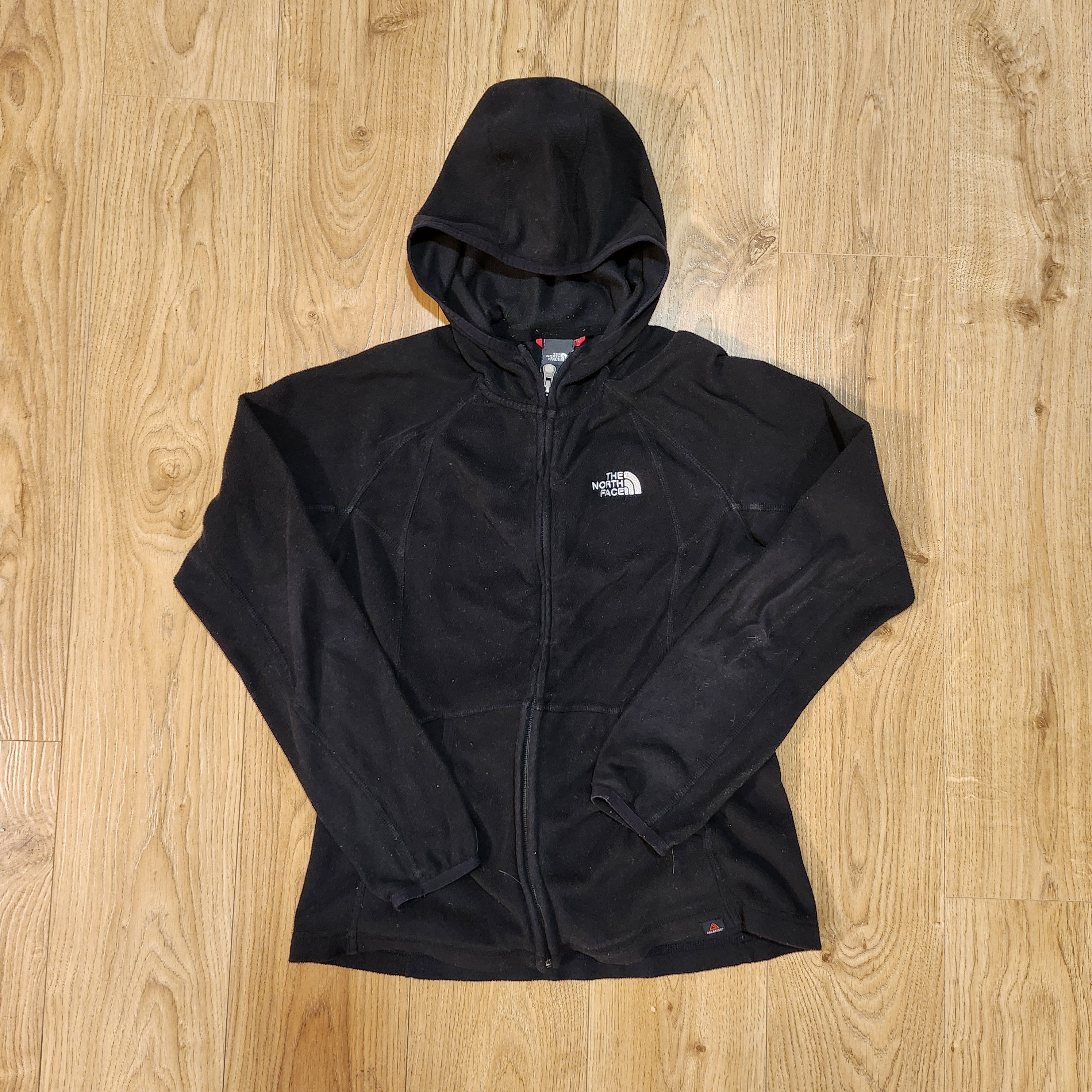 Polartec × The North Face TNF Fleece Hoodie Black with White Logo Size S / US 4 / IT 40 - 1 Thumbnail