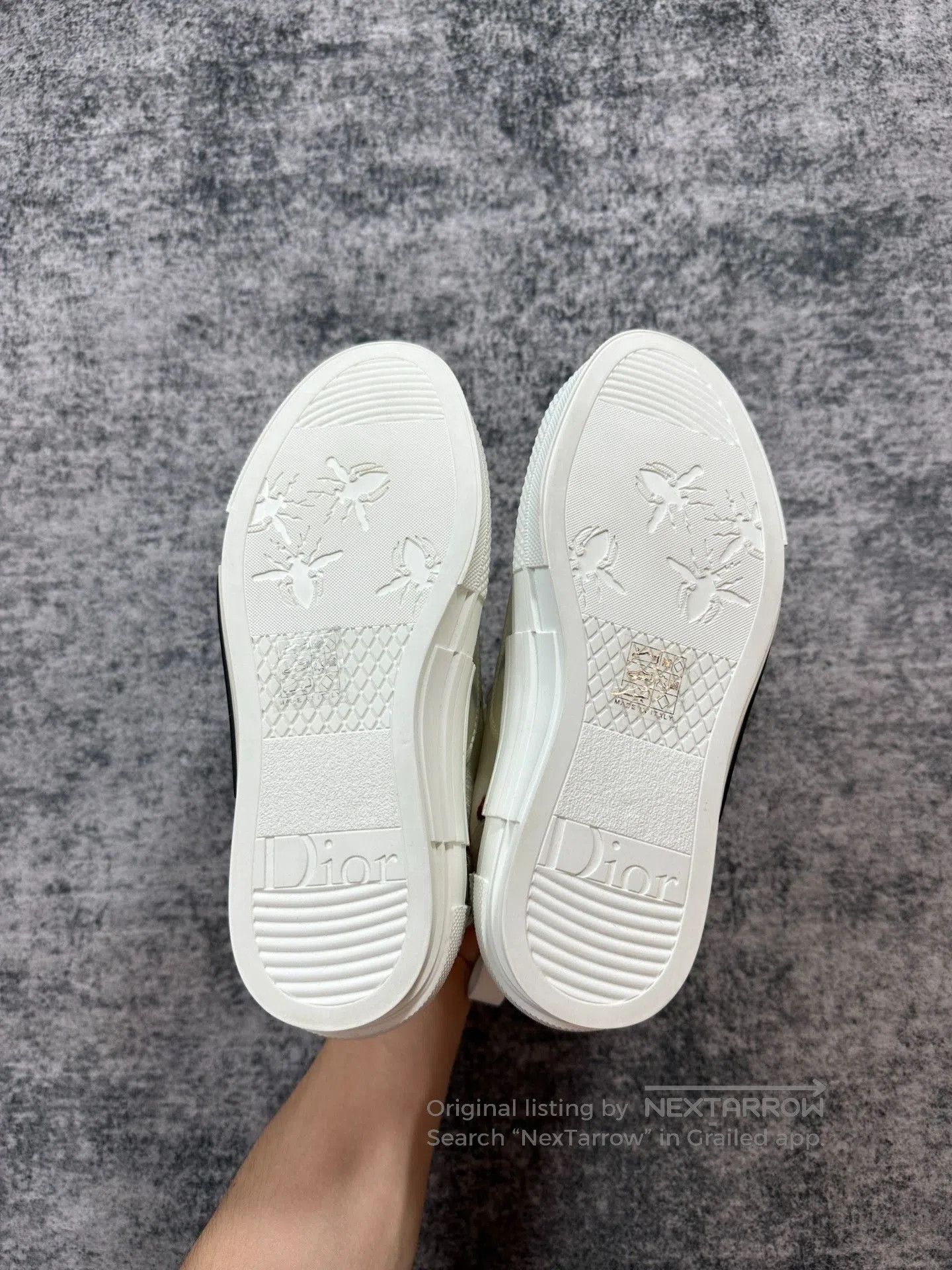 Dior Dior B23 Floral High-Top Sneakers. Size US 5 / IT 35 - 5 Thumbnail