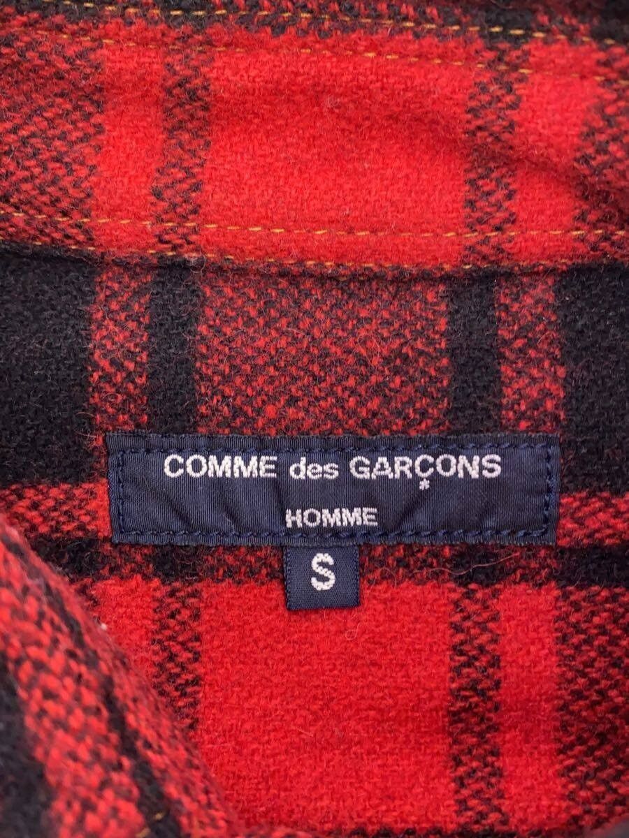 Comme des Garcons × Comme des Garcons Homme AW16 Leather Elbow Patch Wool Flannel Shirt Size US S / EU 44-46 / 1 - 3 Thumbnail
