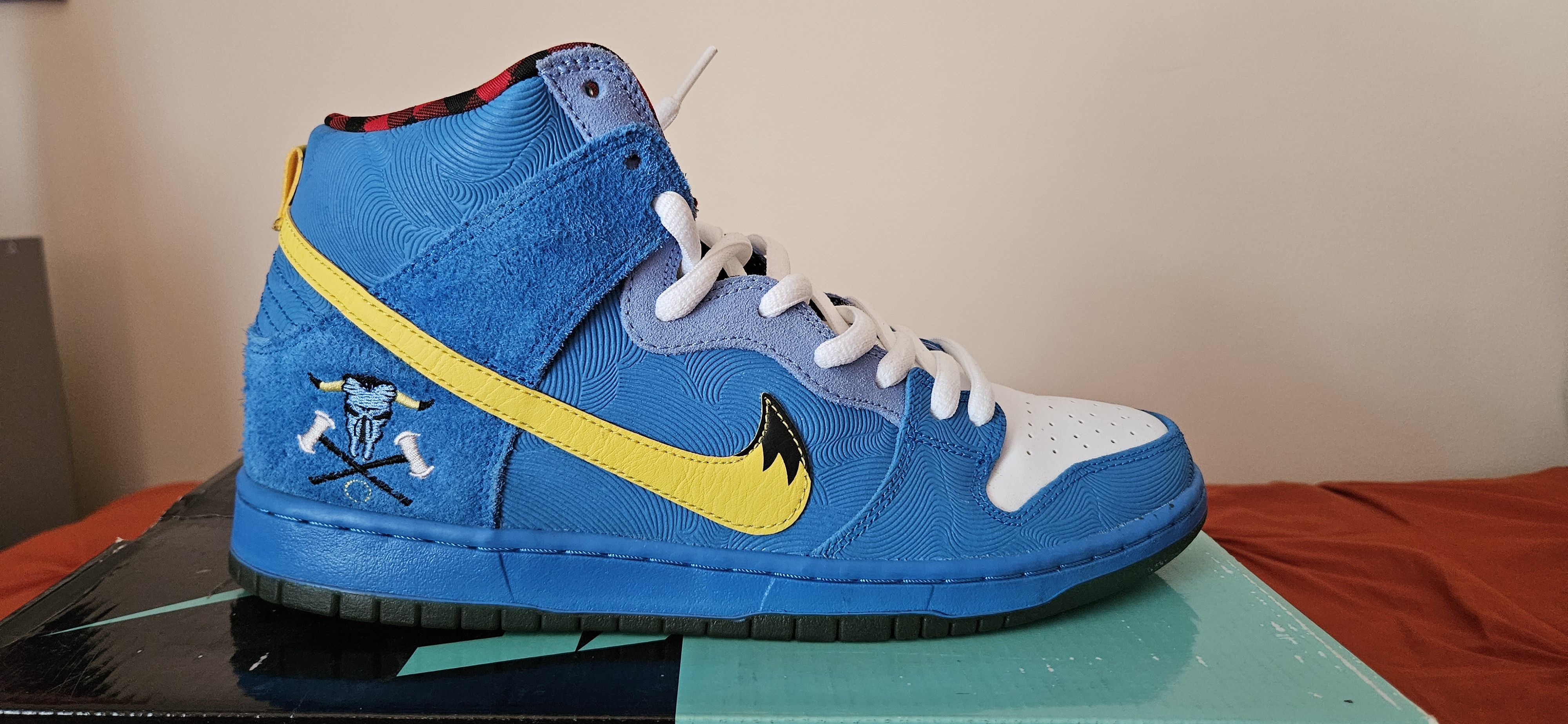 Nike SB Dunk High Familia Blue Ox Size US 10 / EU 43 - 6 Thumbnail