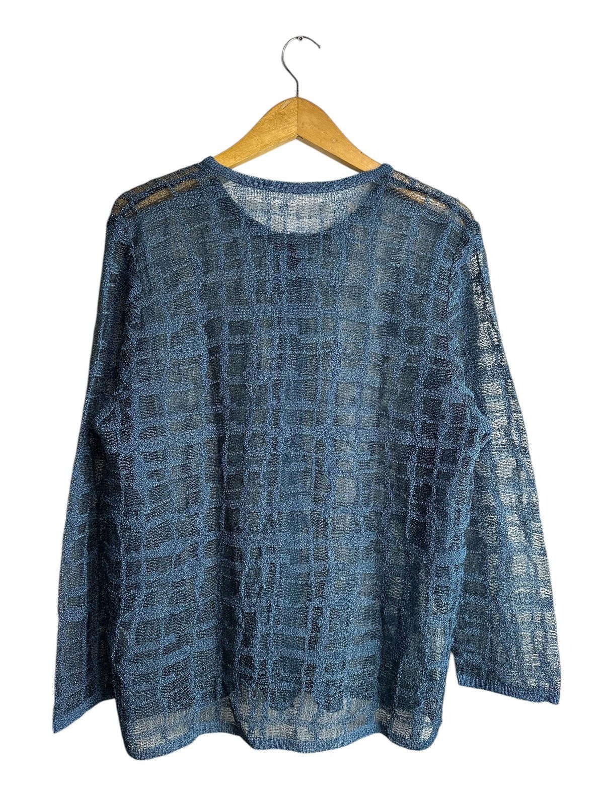 Issey Miyake Undefined MESH TRANSPARENT SHIRT ISSEY YOHJI STYLE Size US M / EU 48-50 / 2 - 6 Thumbnail