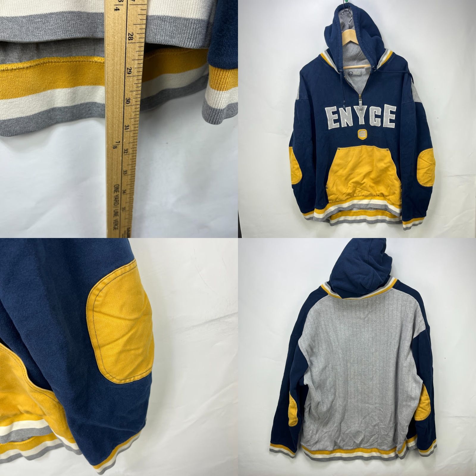 Enyce VINTAGE Enyce Hoodie Baggy 3XL Hip Hop Sean John Mens Blue Pullover Size US XXL / EU 58 / 5 - 8 Thumbnail
