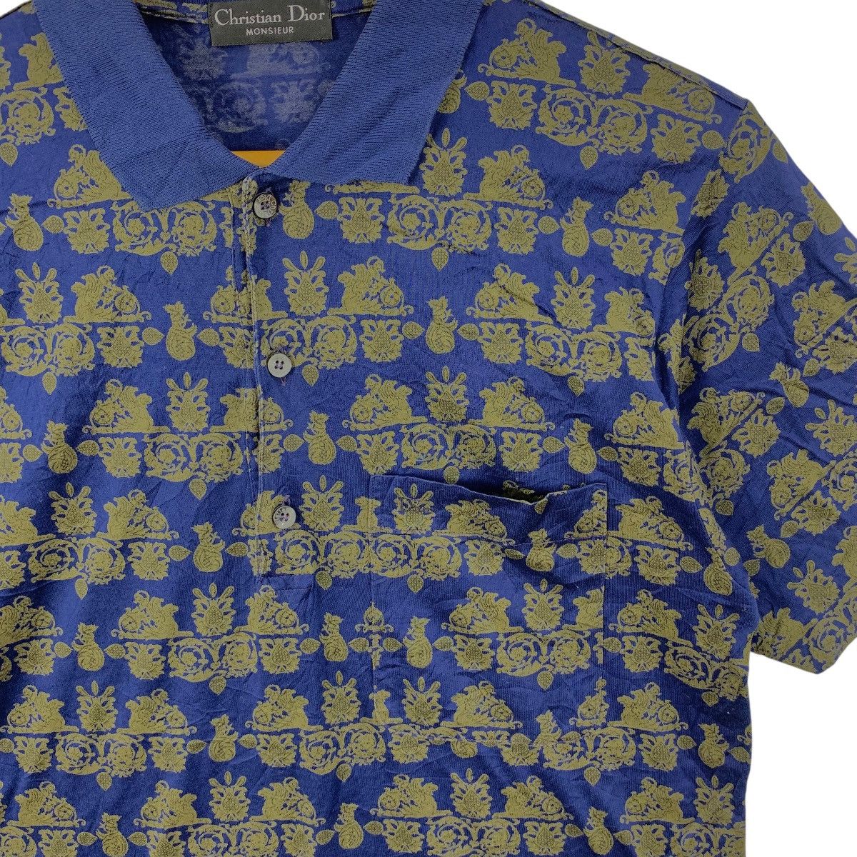 Christian Dior Monsieur Vintage CHRISTIAN DIOR MONSIEUR Monogram Tee Shirt Top Polo Size US S / EU 44-46 / 1 - 4 Thumbnail