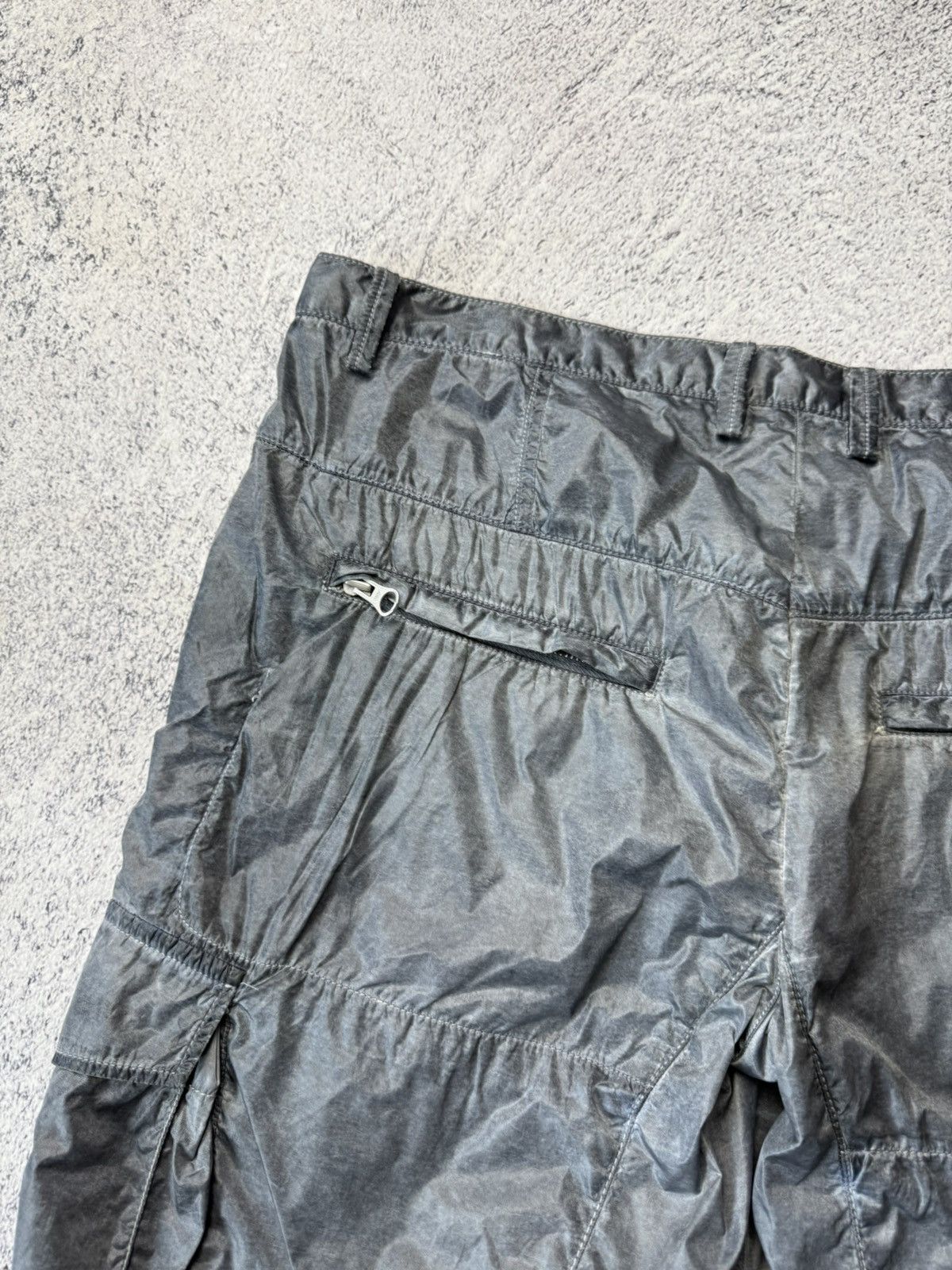 Vintage David Mayer Noman Nylon Metal cargo Shorts Stone Island Styl Size US 32 / EU 48 - 20 Thumbnail
