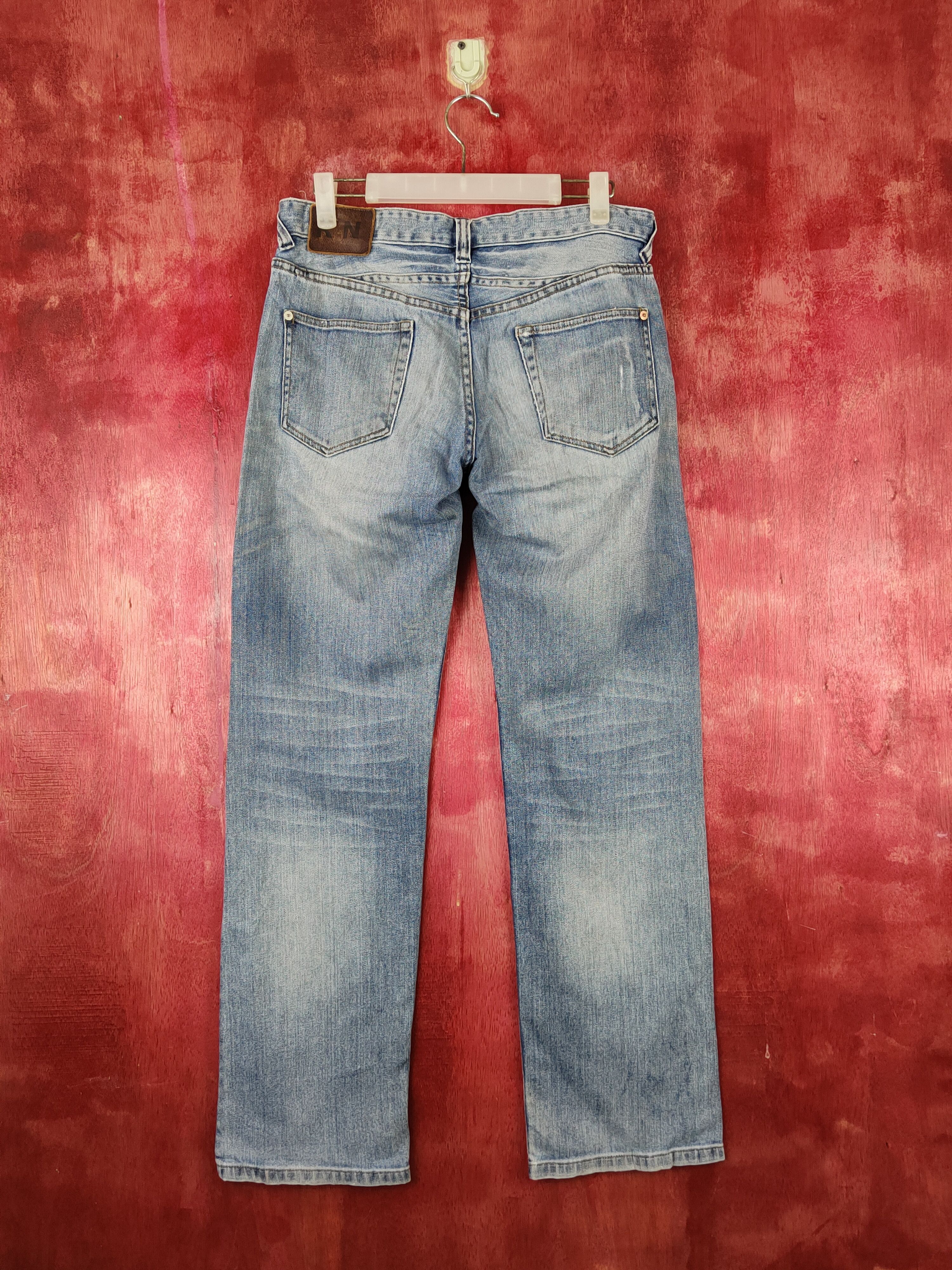 R.Newbold R.Newbold Blue Faded Distressed Ripped Jeans #S1670 Size 30" / US 8 / IT 44 - 7 Thumbnail