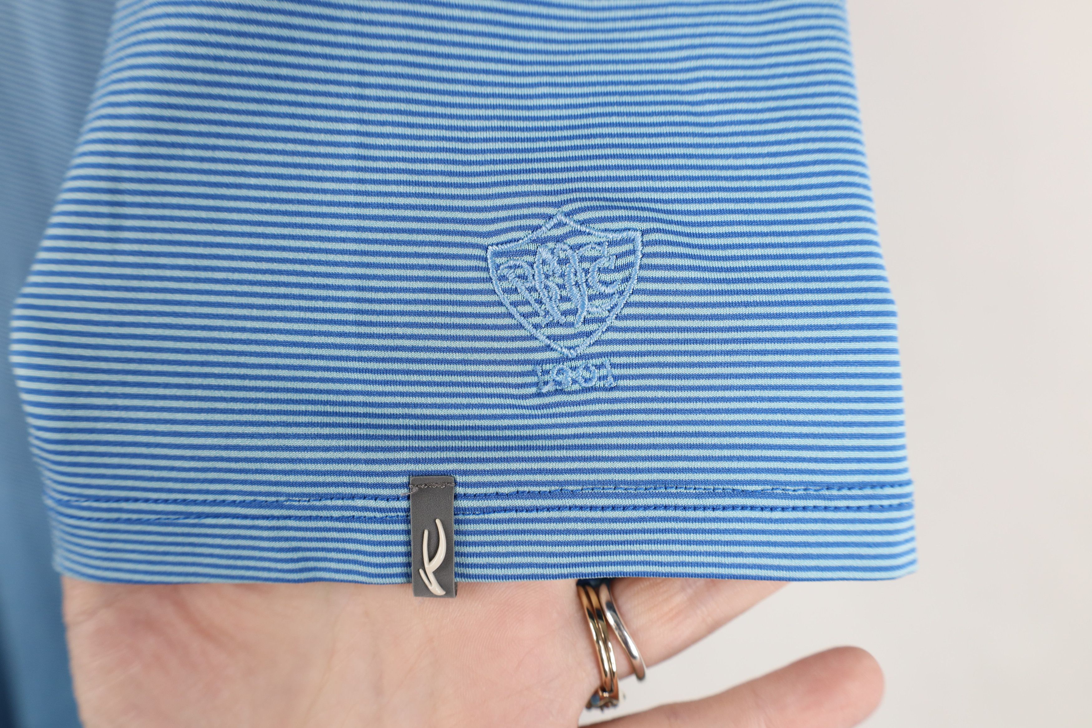 KJUS Kjus Striped Stretch Short Sleeve Golf Polo Shirt Blue Size US L / EU 52-54 / 3 - 4 Thumbnail
