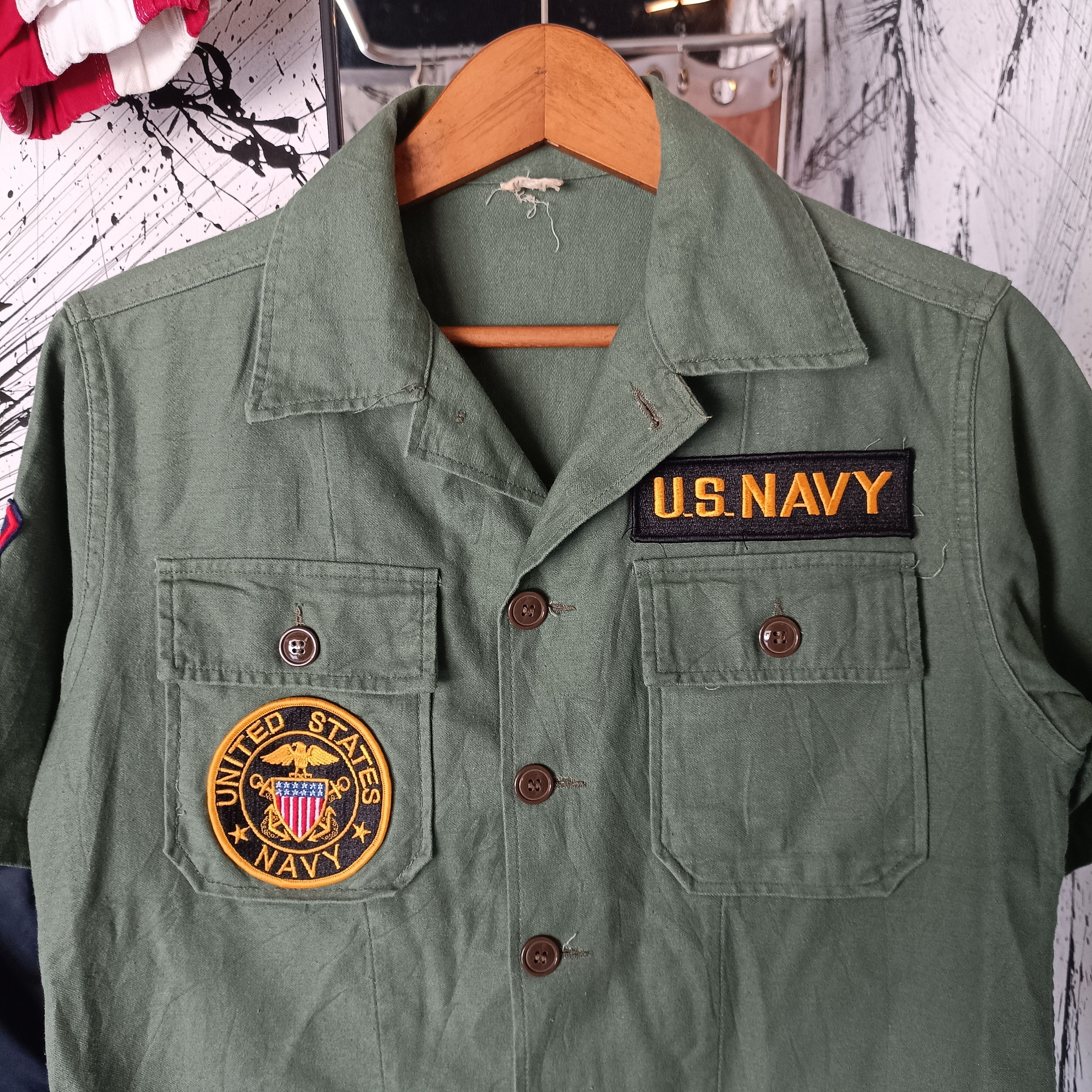 Other Shirt Man's Cotton Sateen OG 107 US NAVY Shirt Size US M / EU 48-50 / 2 - 2 Thumbnail