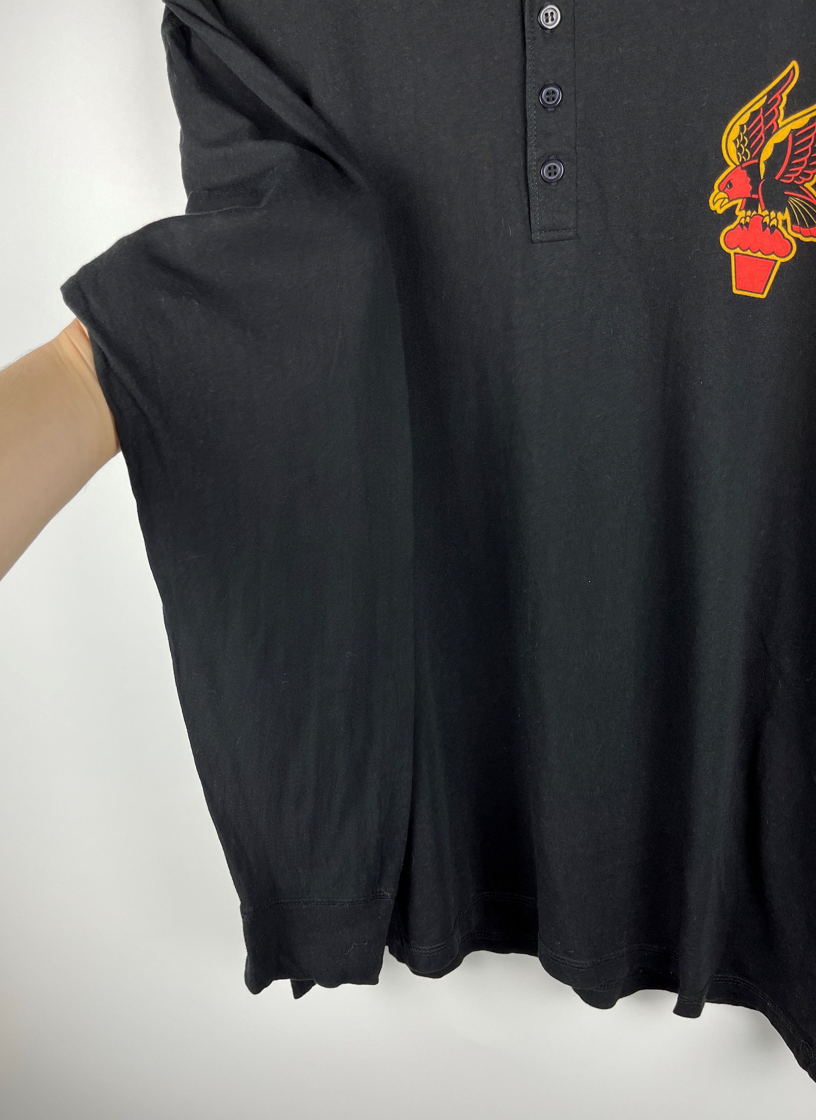 Johnny Cupcakes Johnny Cupcakes Eagle Cupcake Logo Henley Long Sleeve Size US XL / EU 56 / 4 - 8 Thumbnail