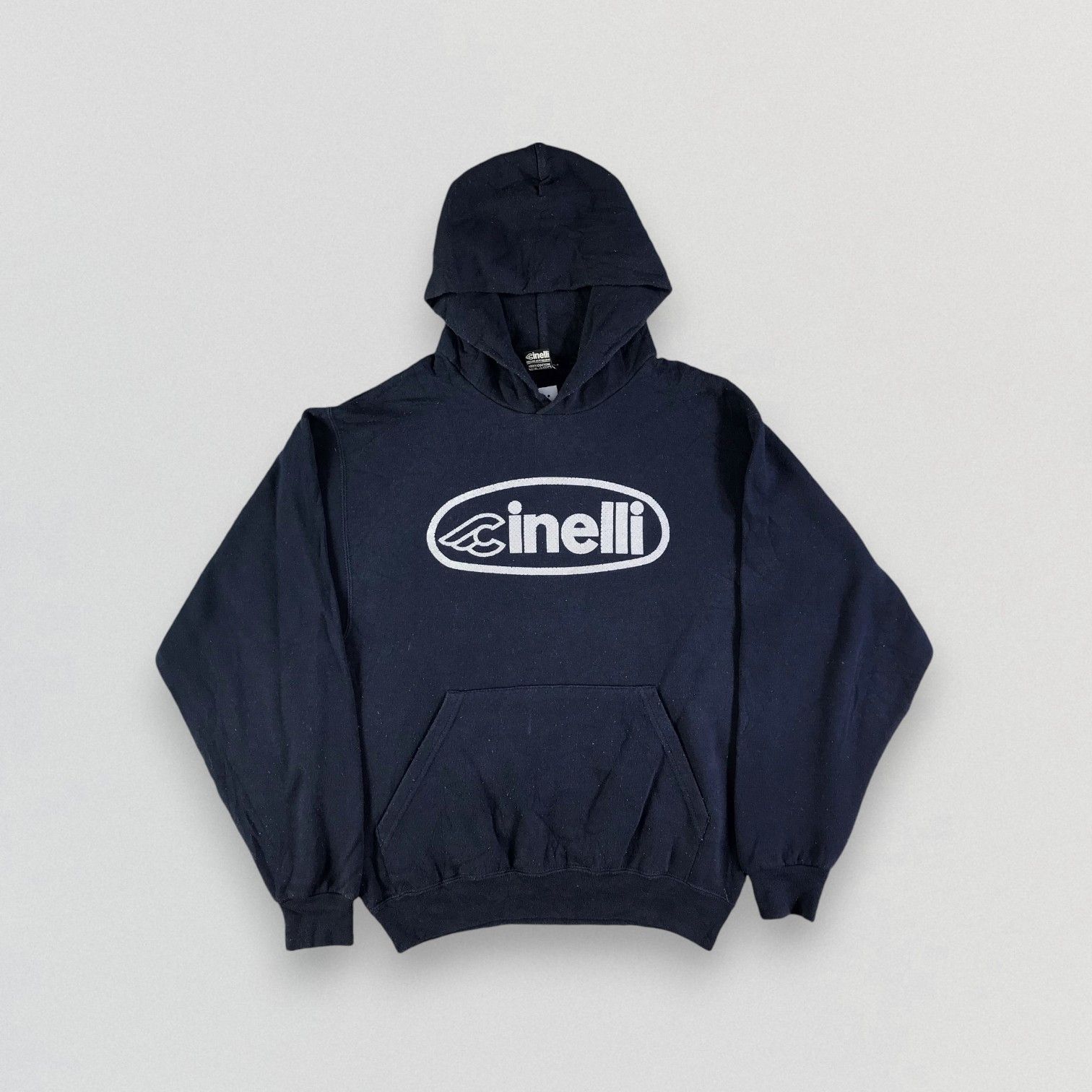 Vintage Cinelli Blue Hoodies F270 Size US S / EU 44-46 / 1 - 1 Thumbnail