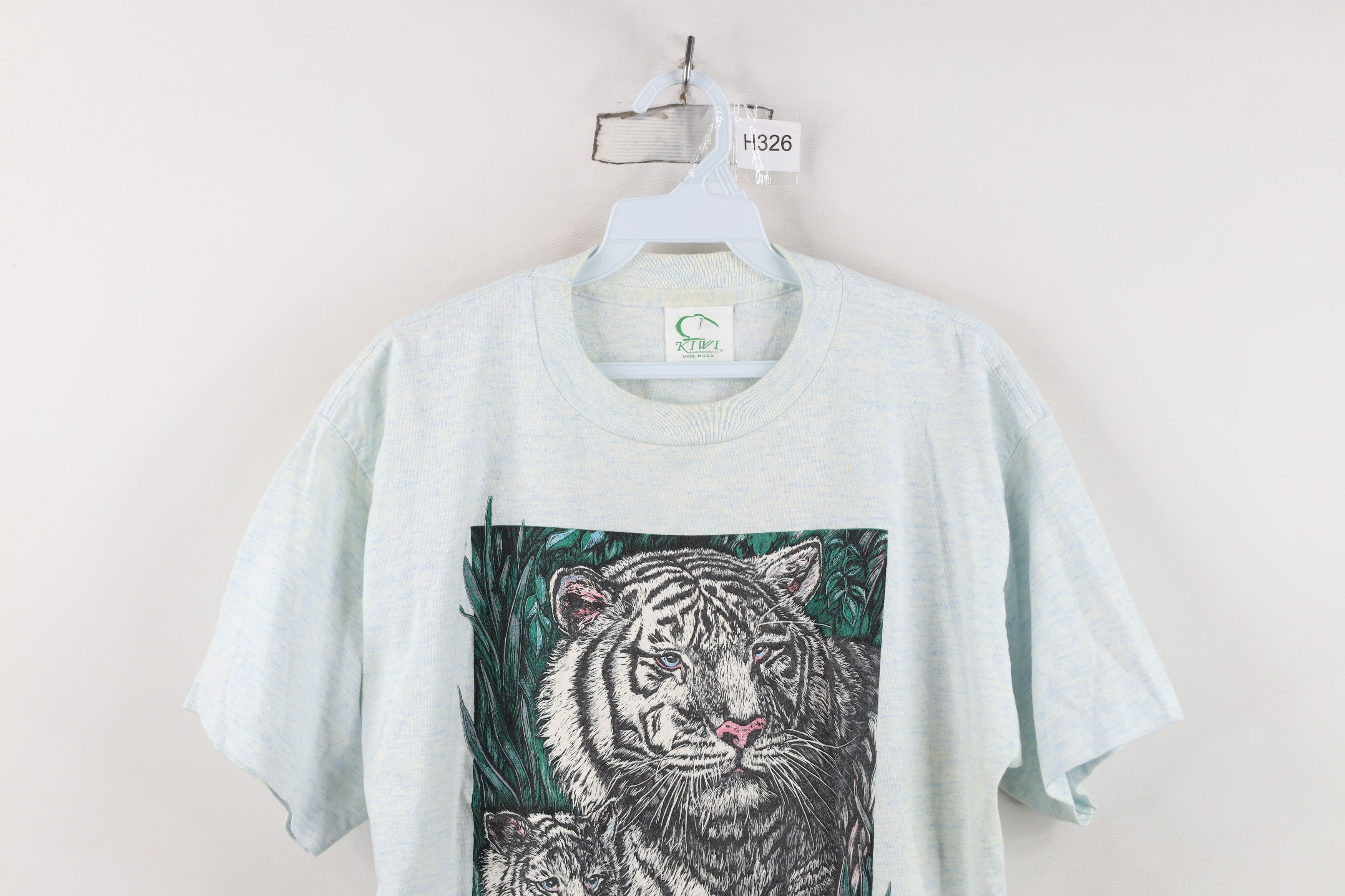 Vintage Vintage 90s Streetwear Big Cat Short Sleeve T-Shirt USA Size US L / EU 52-54 / 3 - 2 Thumbnail