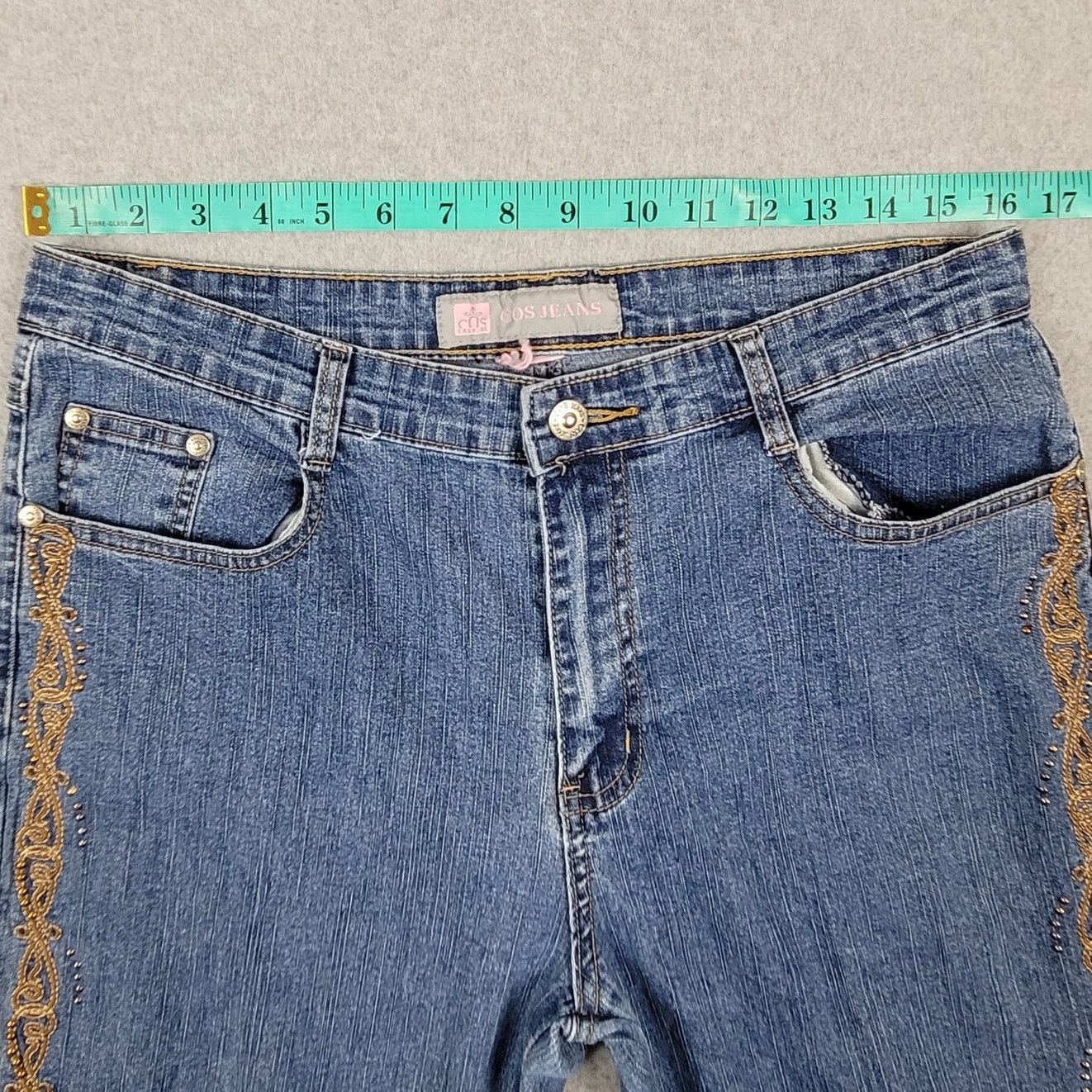 Cos Cos Jeans Womens Size 32x29 Embellished Size 32" / US 10 / IT 46 - 9 Thumbnail