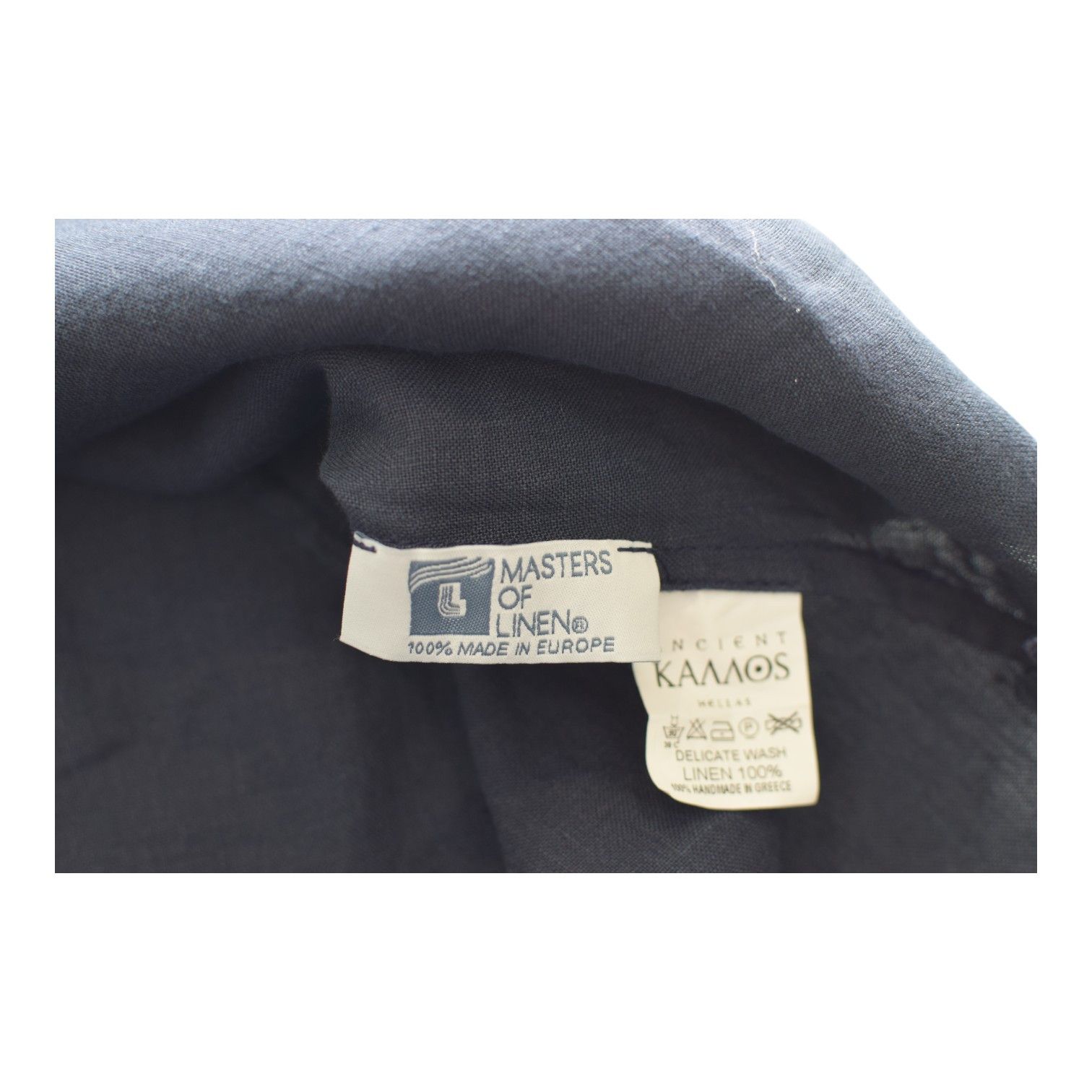 Other Ancient Kallos Athena Cord Navy Blue Linen Maxi Dress – M Size M / US 6-8 / IT 42-44 - 7 Thumbnail