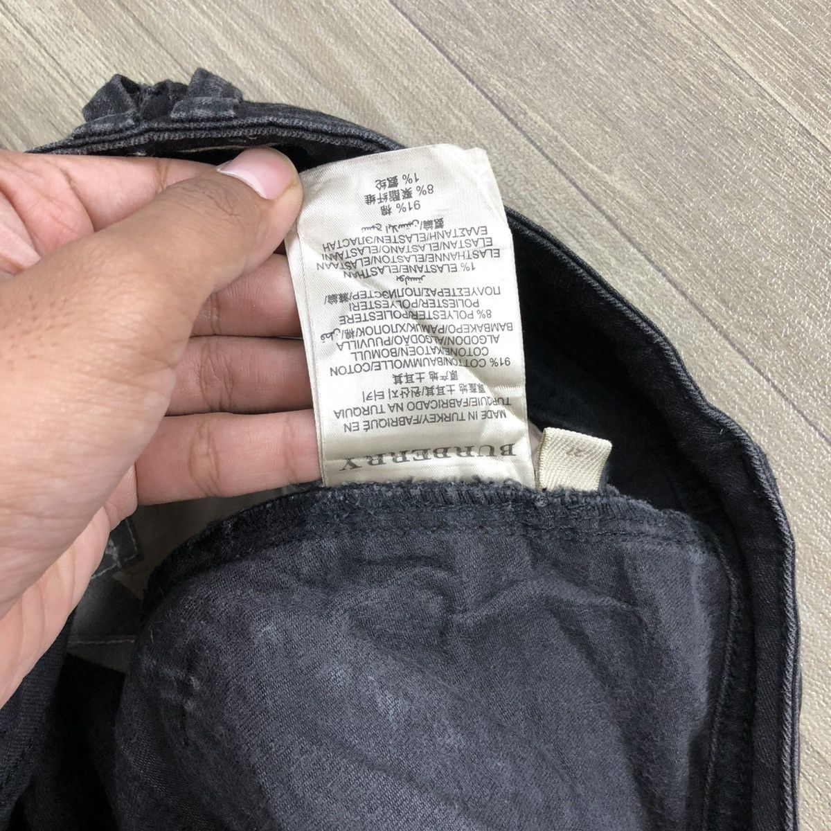 Burberry × Designer × Vintage 2000s Burberry Brit Cargo Bondage Bikers Jeans Skinny Size US 32 / EU 48 - 14 Thumbnail