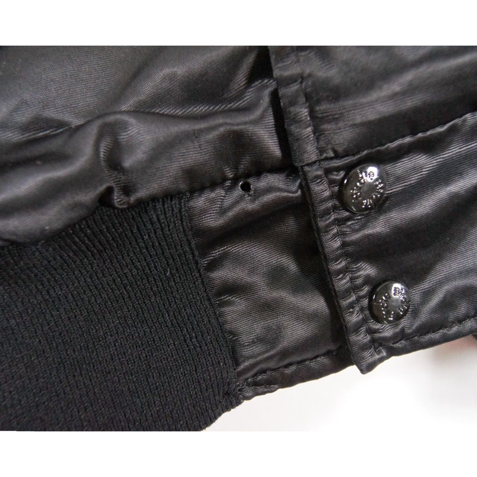 Vintage Vintage Birdie Men's Bomber Jacket Fall Spring Winter 90s Black Satin Outdoor Casual Mens Large Size US L / EU 52-54 / 3 - 5 Thumbnail
