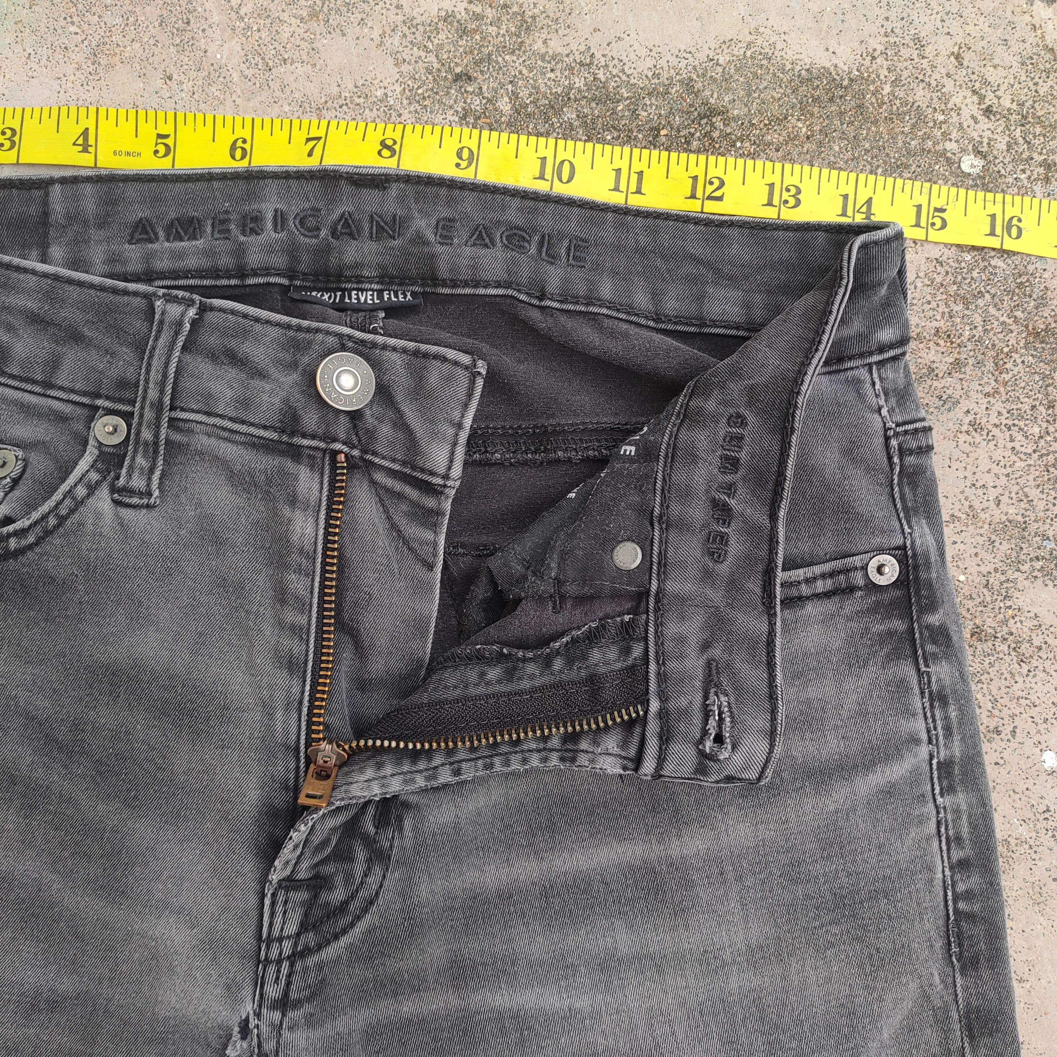 Japanese Brand × Jean × Vintage VINTAGE JAPANESE SKINNY FADED DISTRESSED JEANS DENIM PANTS Size US 29 - 6 Thumbnail