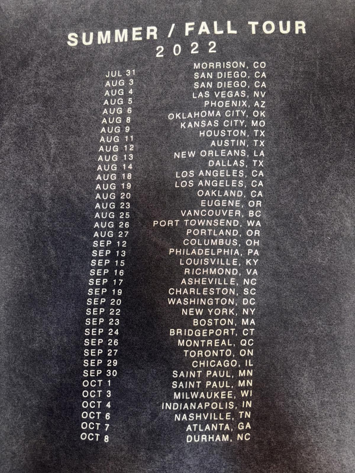 Designer Chloë Tour T-Shirt - Father John Misty - Summer/Fall 2022 Size US M / EU 48-50 / 2 - 4 Thumbnail
