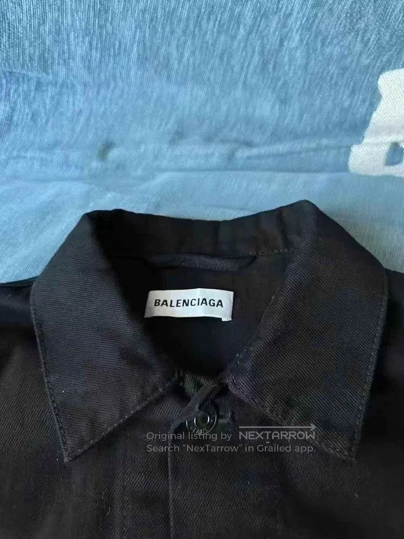 Other Balenciaga Black Crew Denim Jacket. Size US XS / EU 42 / 0 - 3 Thumbnail