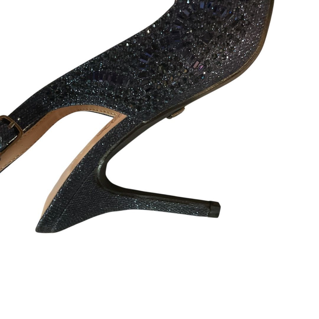Other Lauren Lorraine Rhinestone Slingback Heels Navy Sz 8.5 NWB Size US 8.5 / IT 38.5 - 16 Thumbnail
