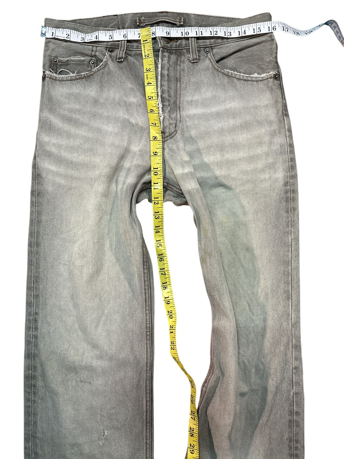Le Grande Bleu (L.G.B.) Ppfm Distress Denim. Size US 32 / EU 48 - 4 Thumbnail