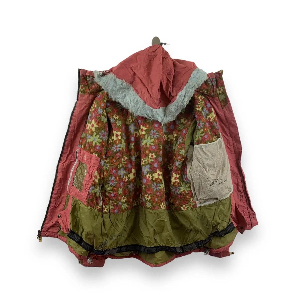 Vintage Vintage BOMBSHELL JASPO Floral Over Print Ski Winter Size L / US 10 / IT 46 - 1 Thumbnail