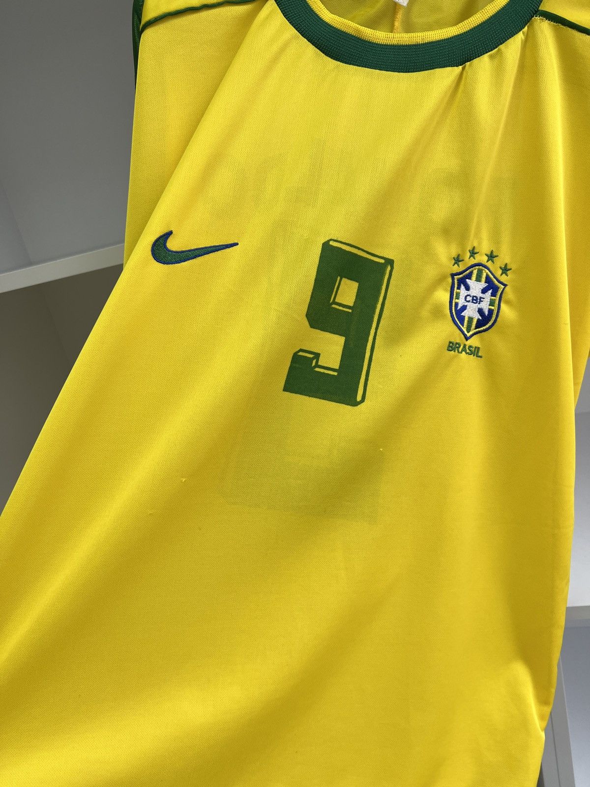 Penalty × Vintage Vintage Brazil Ronaldo football jersey Size US M / EU 48-50 / 2 - 7 Thumbnail