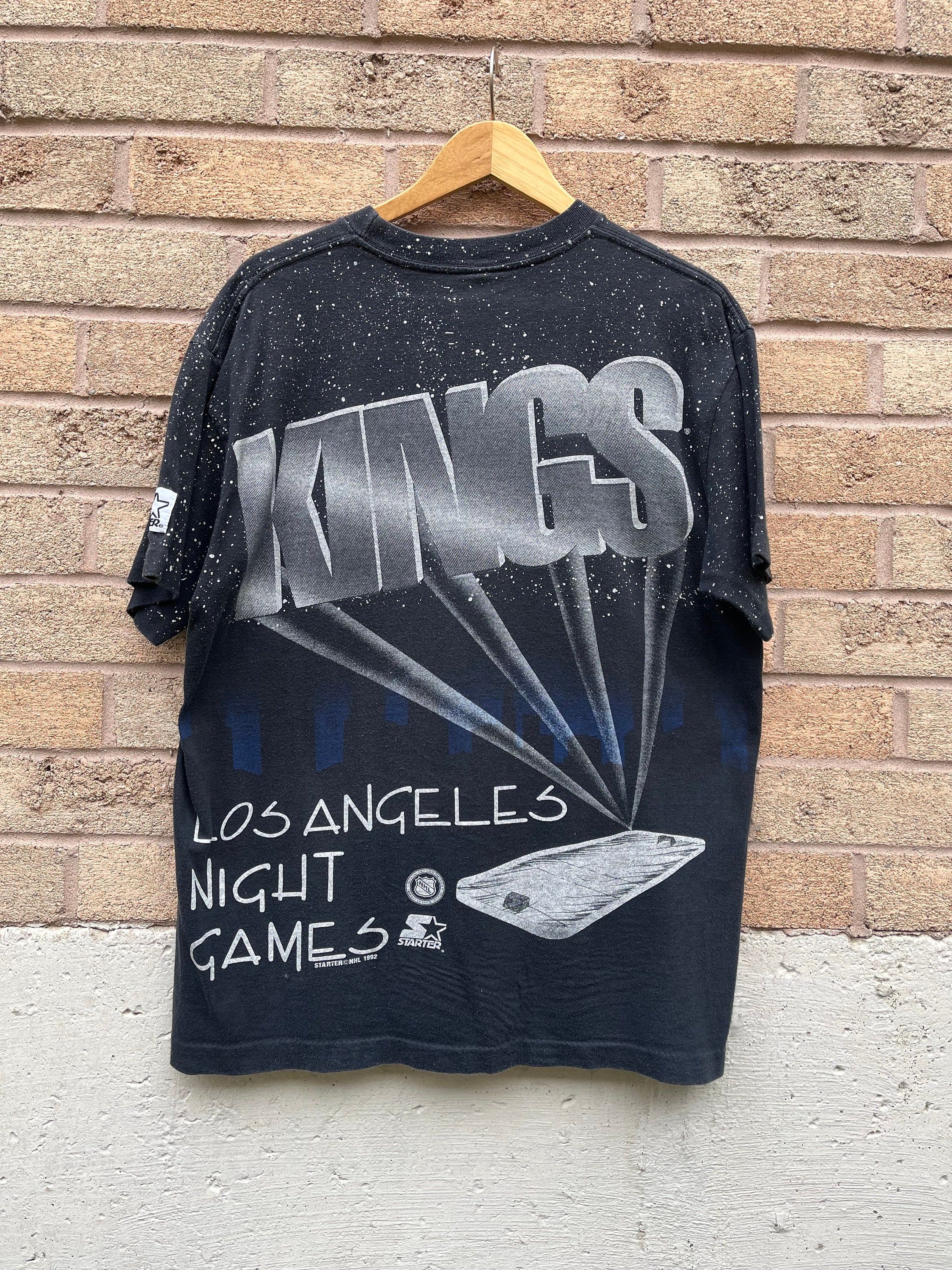 Starter Vintage Los Angeles Kings Starter Night Games 1992 Tshirt Size US XL / EU 56 / 4 - 4 Thumbnail
