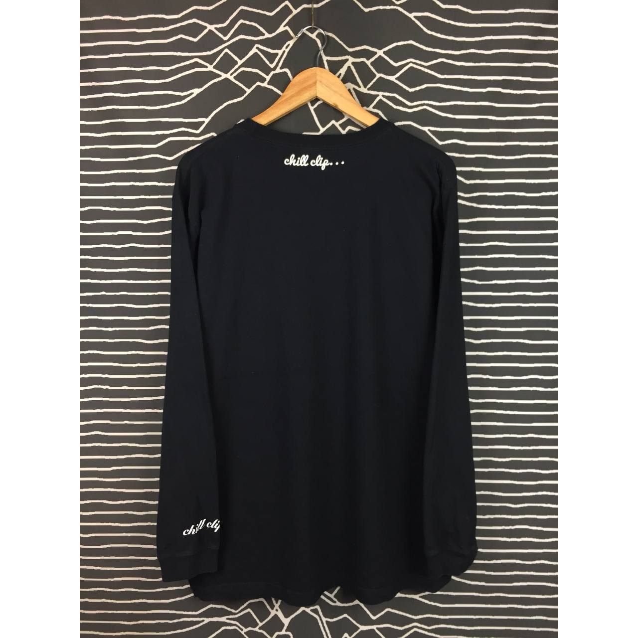 Japanese Brand Chill Clip Urban Lifestyle Long Sleeve Tee Size US XL / EU 56 / 4 - 5 Thumbnail