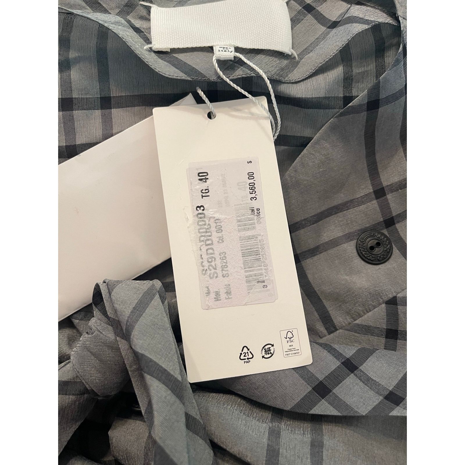 Maison Margiela Maison Margiela Plaid/Velvet Midi Dress, Size 40 NWT Size S / US 4 / IT 40 - 14 Thumbnail